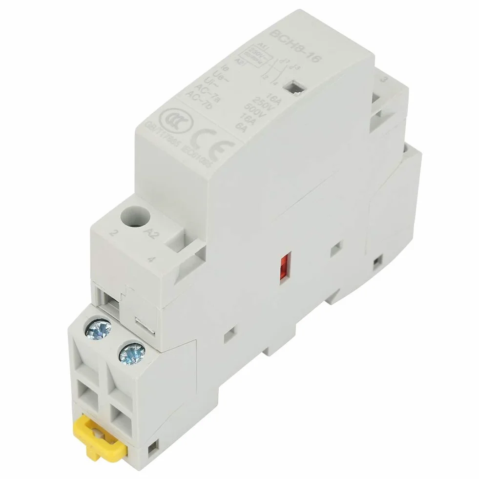 Stycznik AC 2P 16A 220V/230V HZ do Montażu na Szynie DIN
