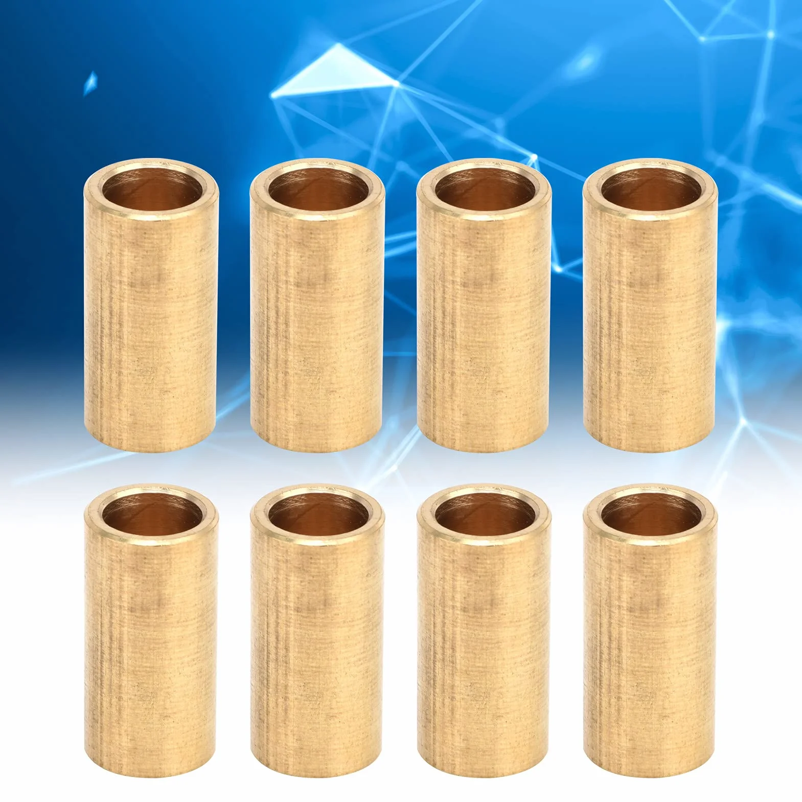 8 sztuk tuleja z brązu odporna na zużycie funkcja miedziana tuleja łożyska ślizgowego 8mm X 11mm X 22mm do sprzętu elektrycznego