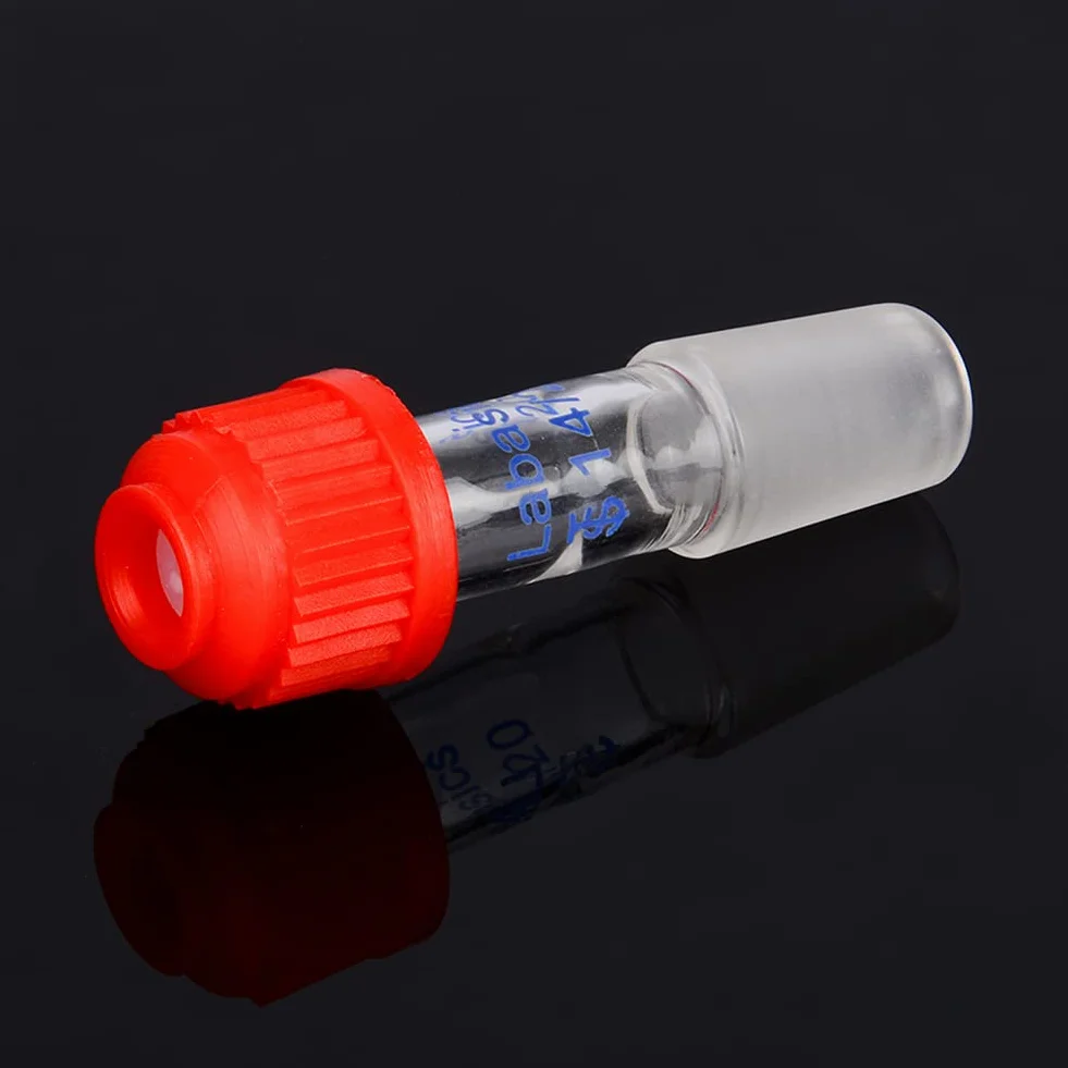 Labasics Adapter wlotowy termometru z przegubem wewnętrznym 14/20, wysokość 80 mm, do aparatów destylacyjnych (złącze 19/22)