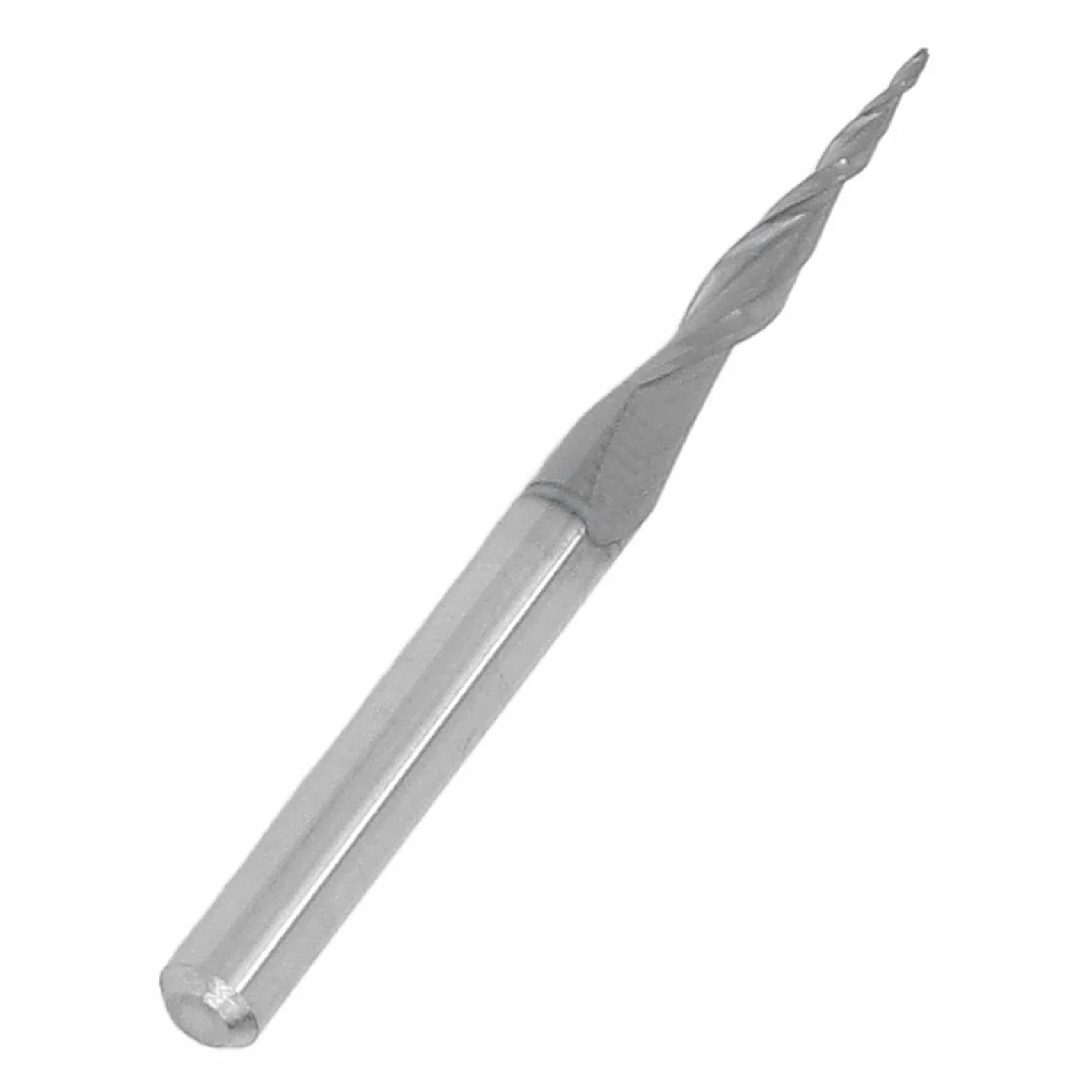 Frez kulowy CNC spiralny stożkowy ze stali wolframowej przedłużony trzpieniowy z węglika spiekanego do drewna aluminiowego