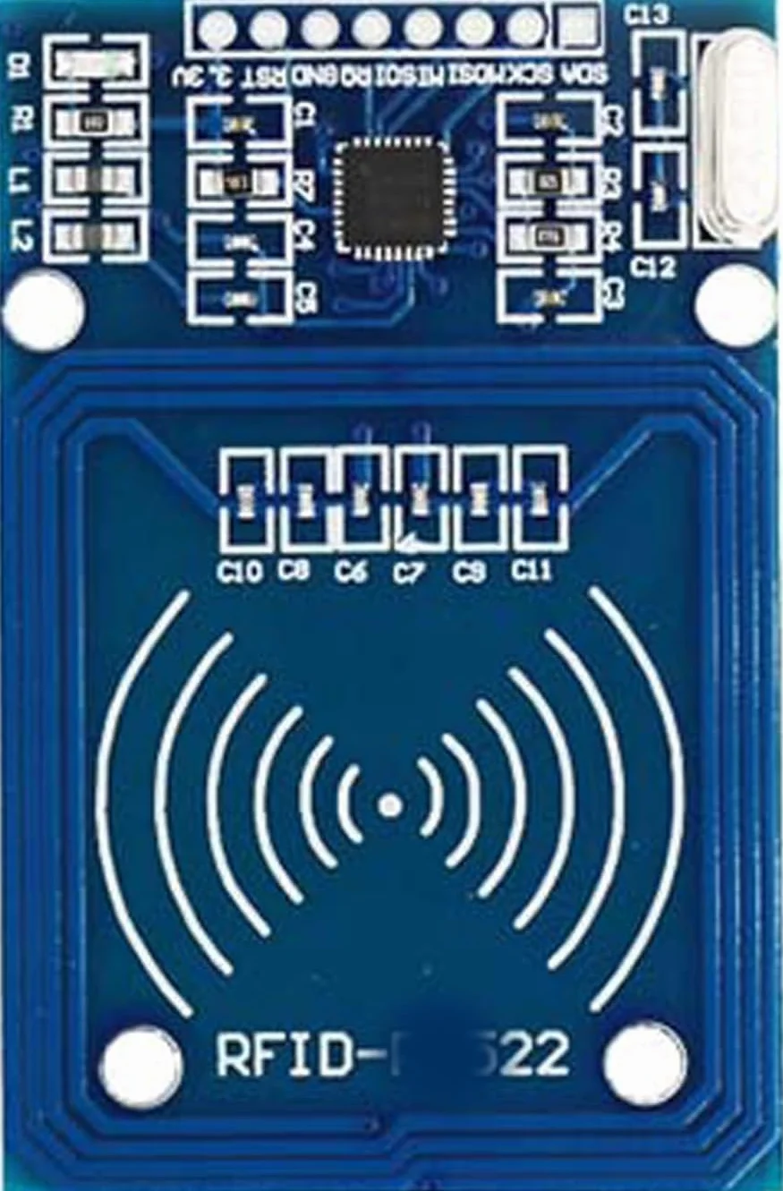 8-częściowy moduł indukcyjny karty RFID RF IC,13,56MHz, interfejs SPI,prąd roboczy: 13-26mA/DC 3.3V, kompatybilny z Arduino i kompatybilny z Raspberry Pi
