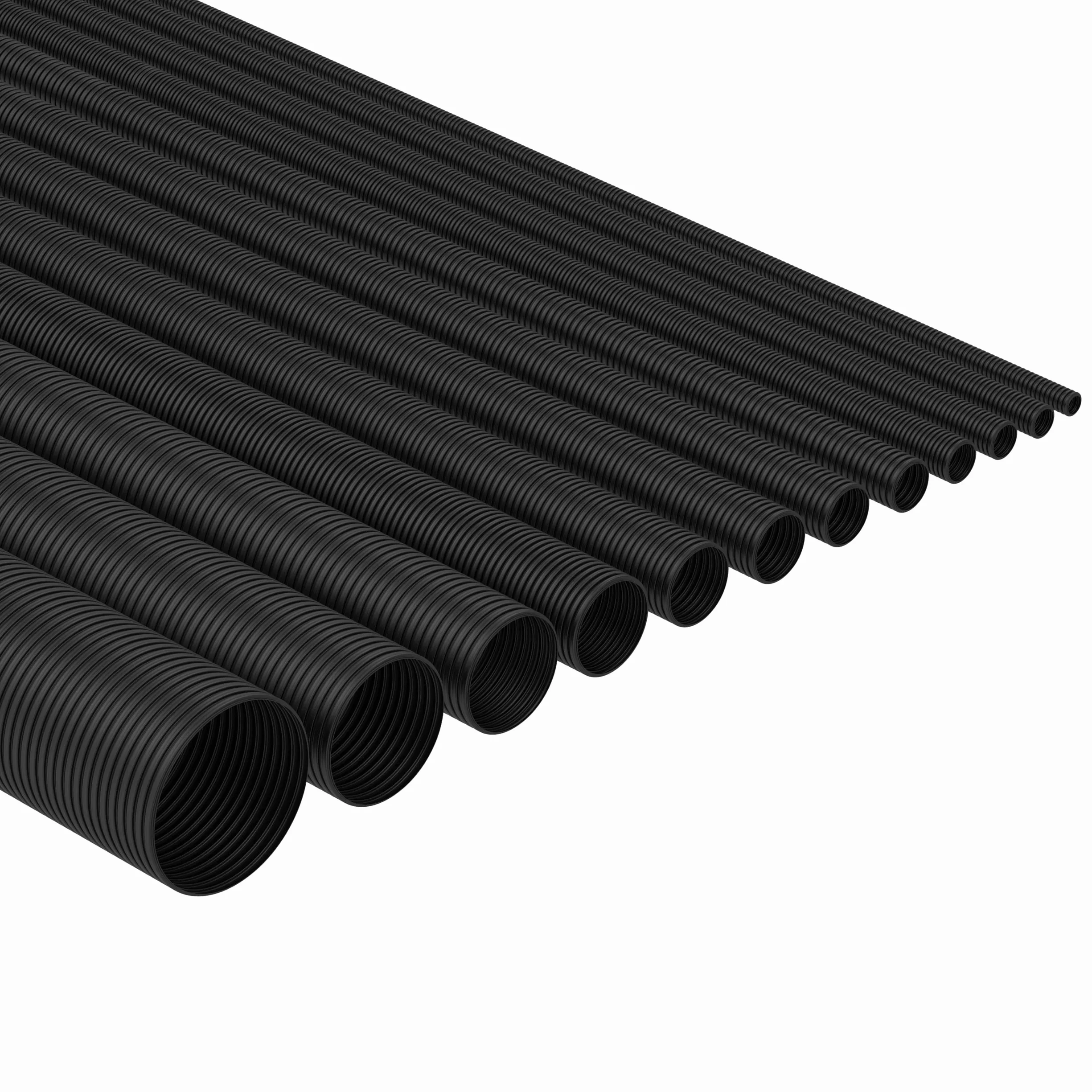 Auprotec rura falista 2, 5, 10, 25 lub 50 m, osłona okablowania, bezszczelinowa rura