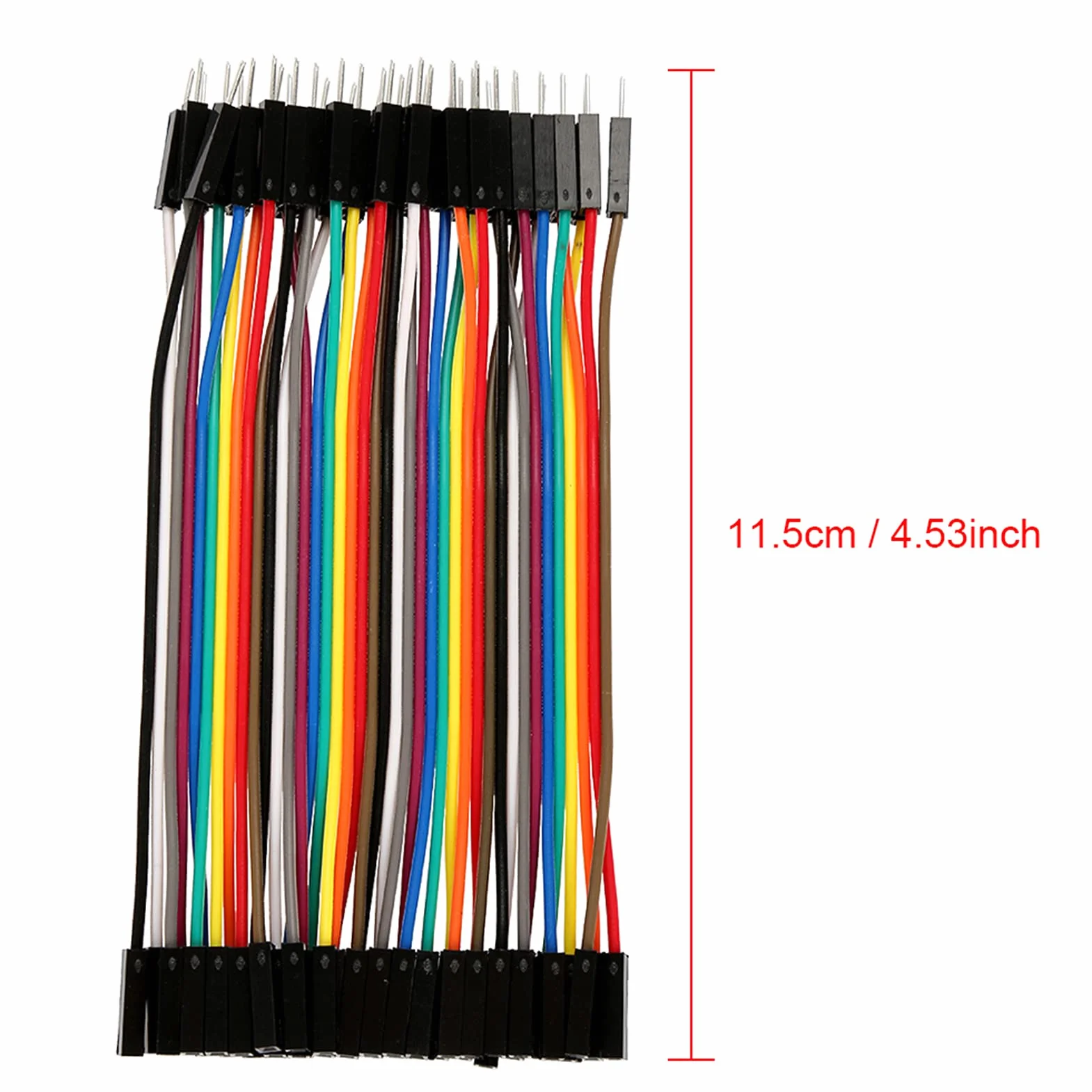 5 sztuk Kolorowe 10 cm Zestaw przewodów zworkowych do deski do pieczywa 40pin M do F Kabel taśmowy do /DIY/ 2 3 / Robot Kabel taśmowy Ki