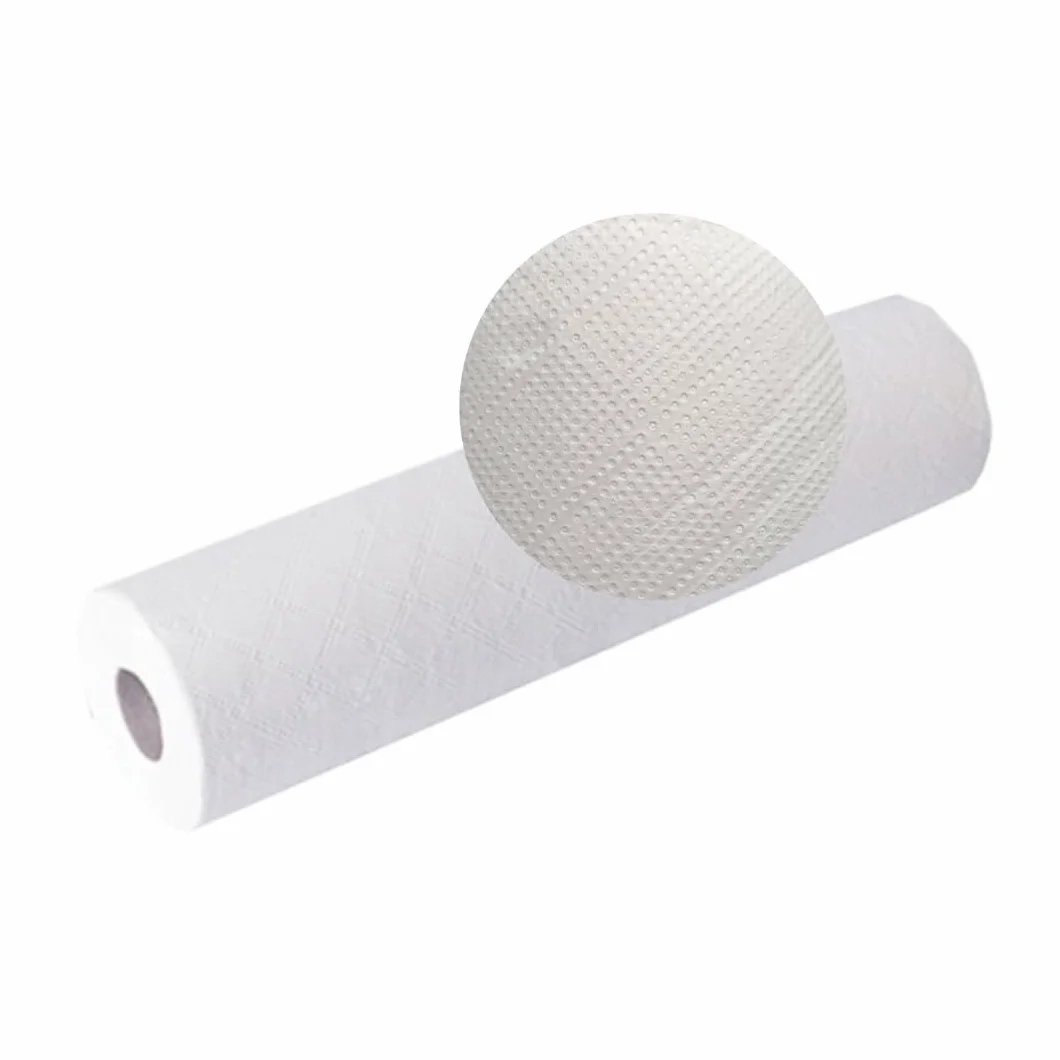 Podkład Medyczny Higieniczny w Rolce, Jednorazowe Prześcieradło Kosmetyczne, 60 cm x 50 m, Biały, 2-Warstwowy