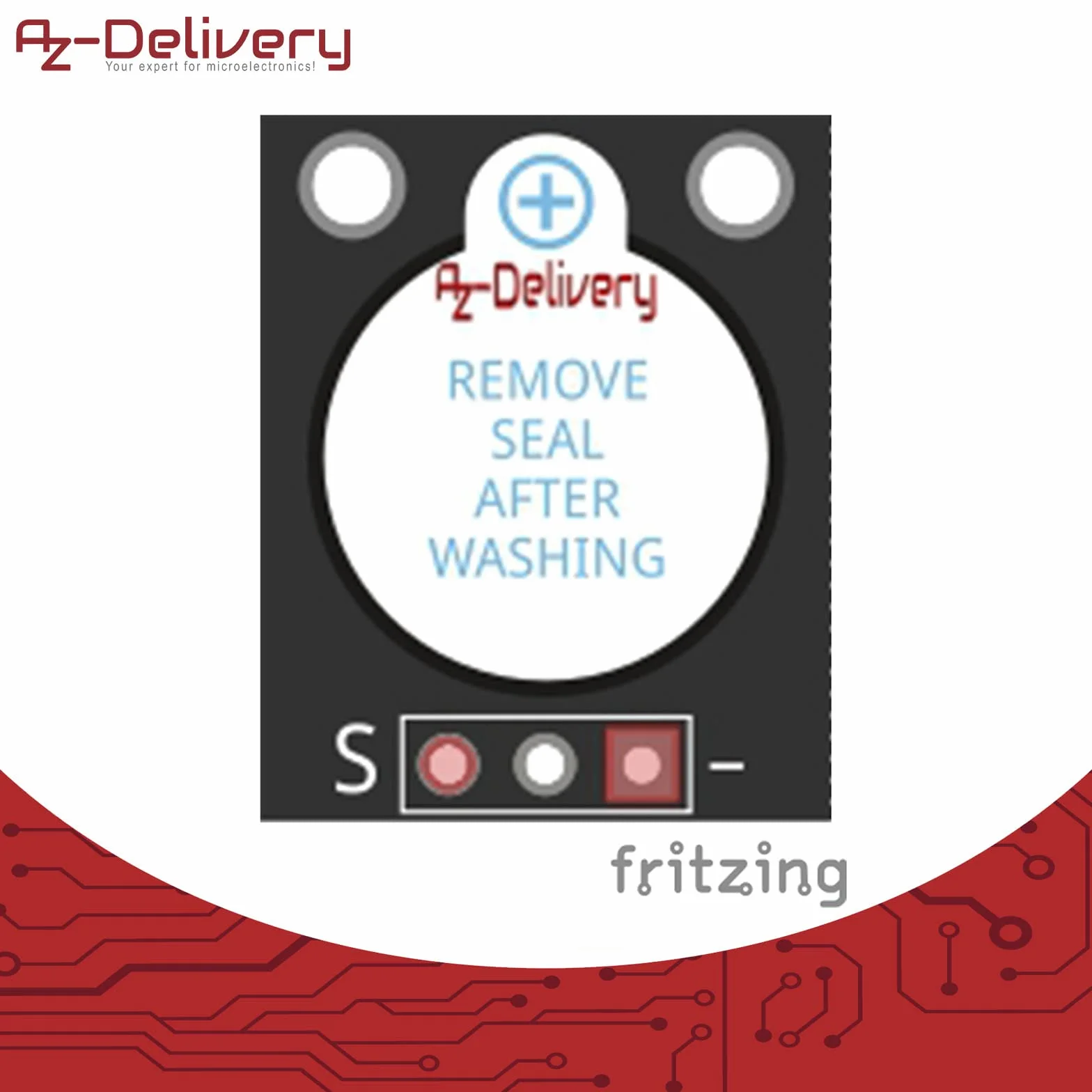 AZDelivery 3 x KY-012 aktywny piezo buzzer czujnik alarmu moduł kompatybilny z Arduino w tym eBook!