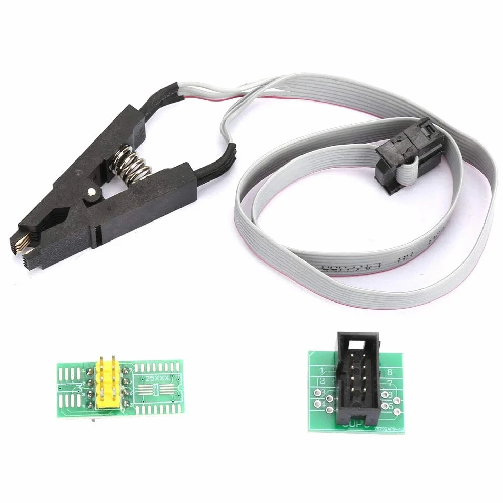 Klipy Testowe IC Adapter Gniazda SOIC8 SOP8 Flash Chip z Modułem Płytki Adaptera Gniazda do Programowania Kabli