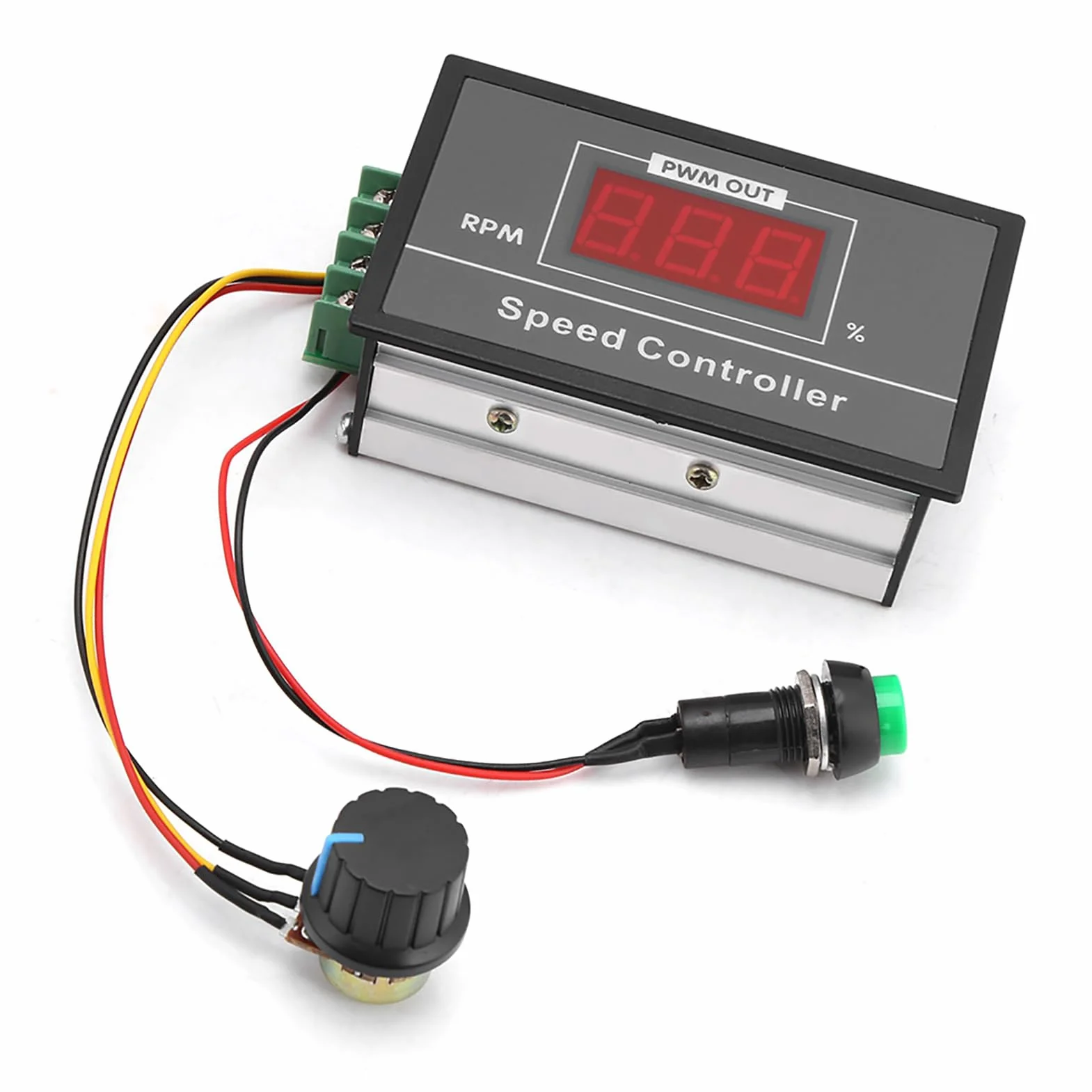 Regulator Prędkości Silnika DC, 6-60V, 30A, z Wyświetlaczem LED, PWM