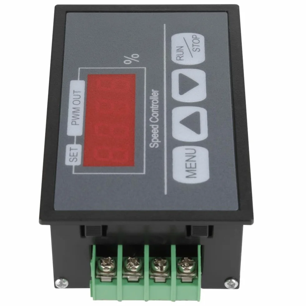 DC 6-60 V PWM regulator prędkości silnika gubernator cyfrowy wyświetlacz obrotomierz procent uruchamianie i zatrzymywanie regulator regulatora wolnej zmiennej prędkości