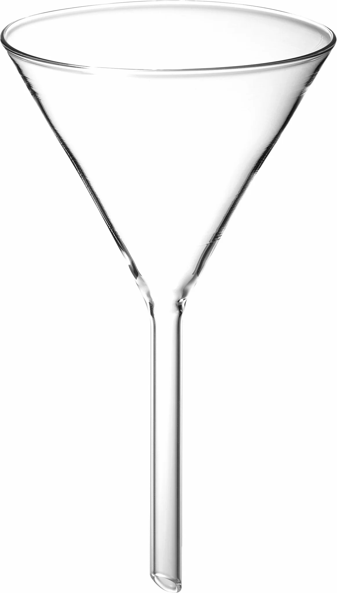 neoLab E-7048 lejek szklany o średnicy 100 mm, długość trzonka 100 mm