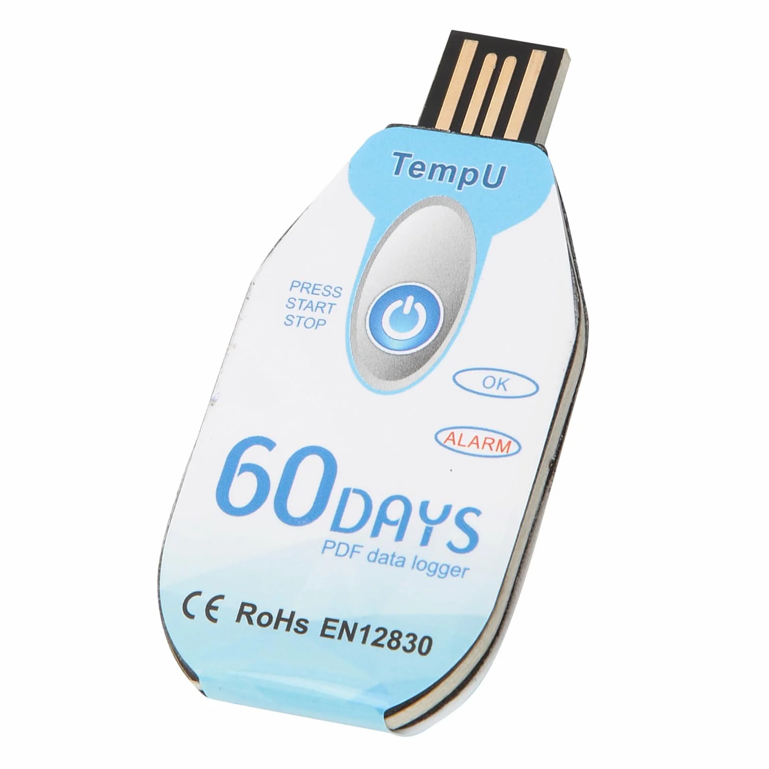 Temperatur- und Feuchtigkeits-Logger USB PDF Report 10000 Punkte
