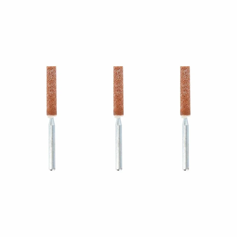 Dremel 454 kamienie szlifierskie do ostrzenia pił łańcuchowych w multiopakowaniu, 3 kamienie szlifierskie do precyzyjnego, szybkiego i łatwego ostrzenia pił łańcuchowych (4,8 mm)