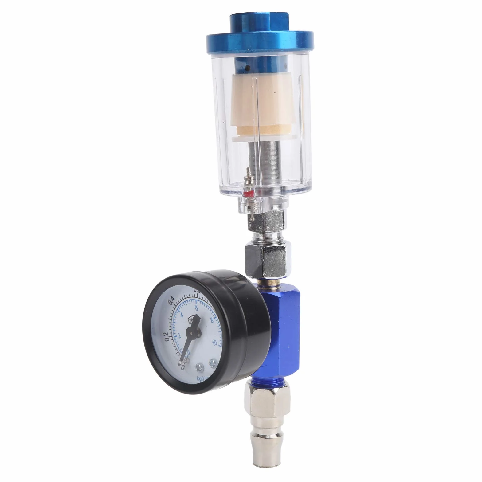 Regulator ciśnienia filtra Regulator ciśnienia powietrza z separatorem wody i manometrem, filtr regulatora ciśnienia powietrza z 1/4 "150mm złącze pojazdu