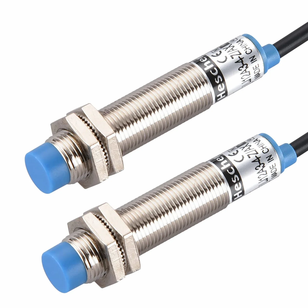 Heschen M12 Indukcyjny czujnik zbliżeniowy LJ12A3-4-Z/AX 4mm 10-30VDC 200mA NPN NC 2 sztuki