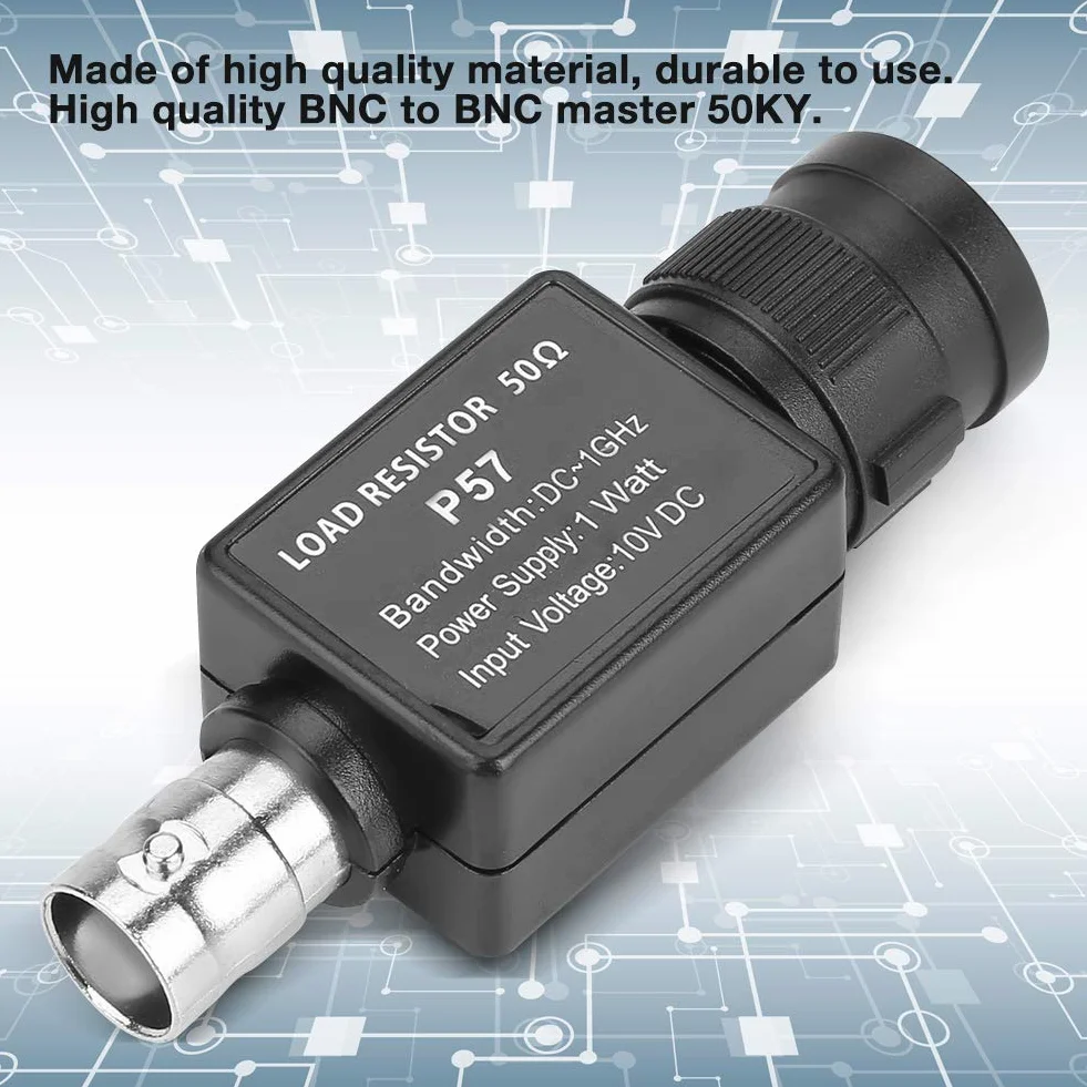Adapter złącza Ohm, P57 50 omów Q9 Adapter złącza BNC do żeńskiego BNC