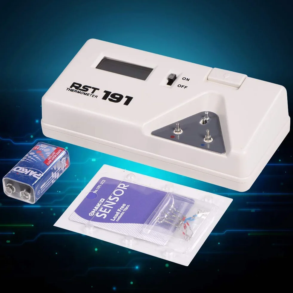 Löttemperatur Tester Elektrische Lötkolbenspitze Thermometer Sensor Digitalanzeige Werkzeug
