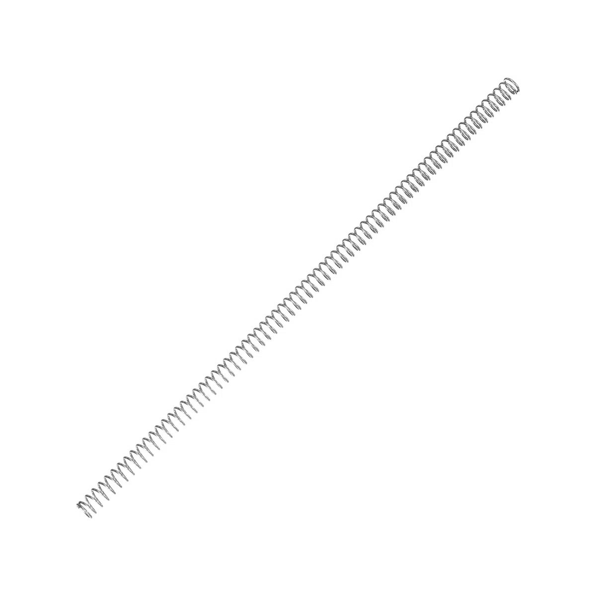 QUARKZMAN Mała sprężyna dociskowa 10 mm średnica zewnętrzna 1,2 mm średnica drutu 305 mm długość wolna 304 sprężyna przedłużająca ze stali nierdzewnej do napraw sklepowych i domowych (kolor srebrny