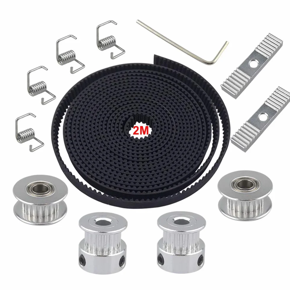 Zestaw paska rozrządu GT2 2 mm 6 mm do drukarki 3D z kołami pasowymi
