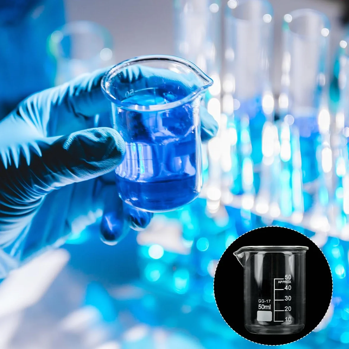 5 szt. szklanka do kubków 100 ml 50 ml 25 ml 10 ml 5 ml szklanka miarka chemia szklanka kubek szkło borokrzemowe kubek do laboratorium