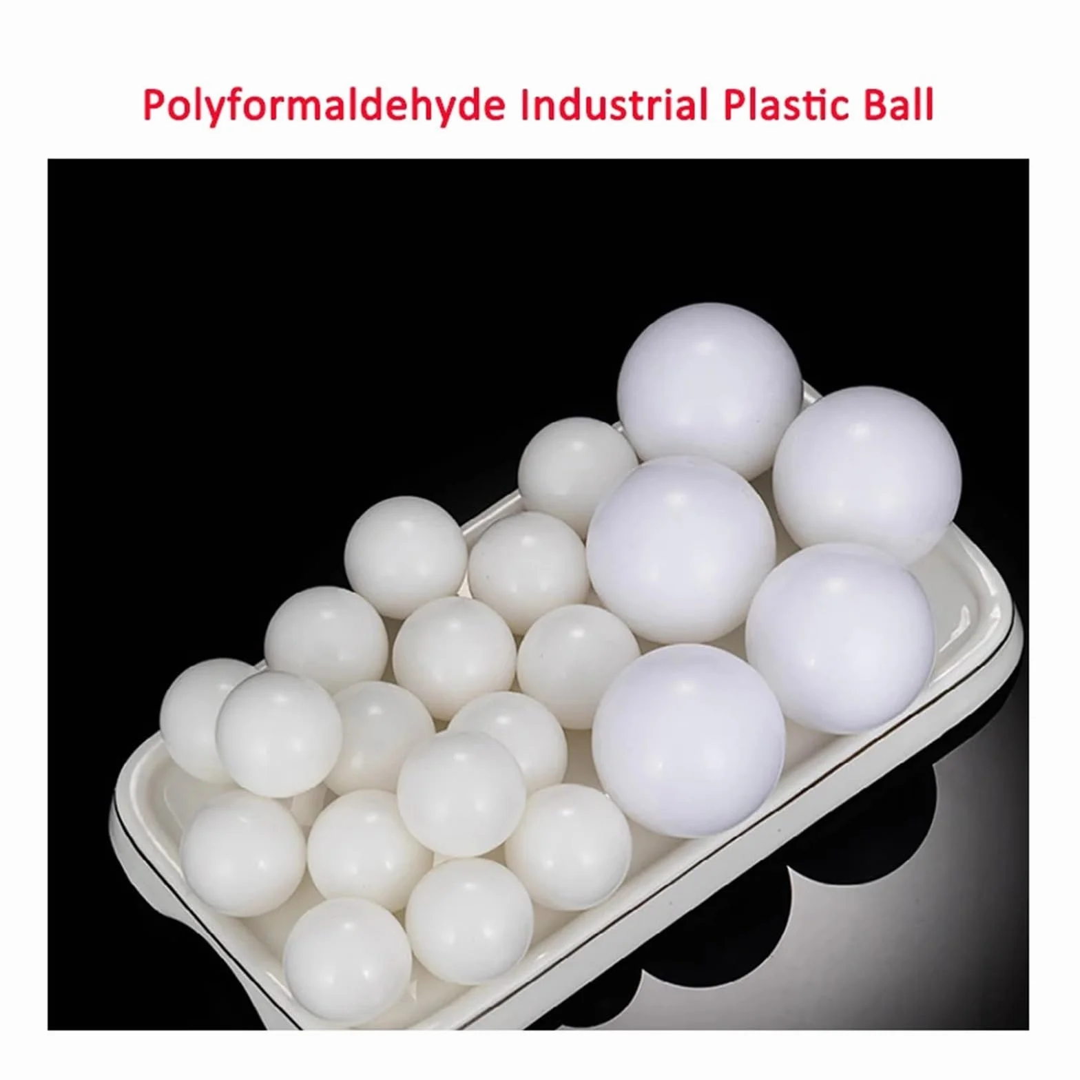 Precision Solid POM Plastic Ball Diameter 2/3/4/4.5/5/6/6.35/6.95/7/8/9/10~50.8mm Bearings Rolling Bead Polyoxymethylene White (Size : 3mm (100pcs))