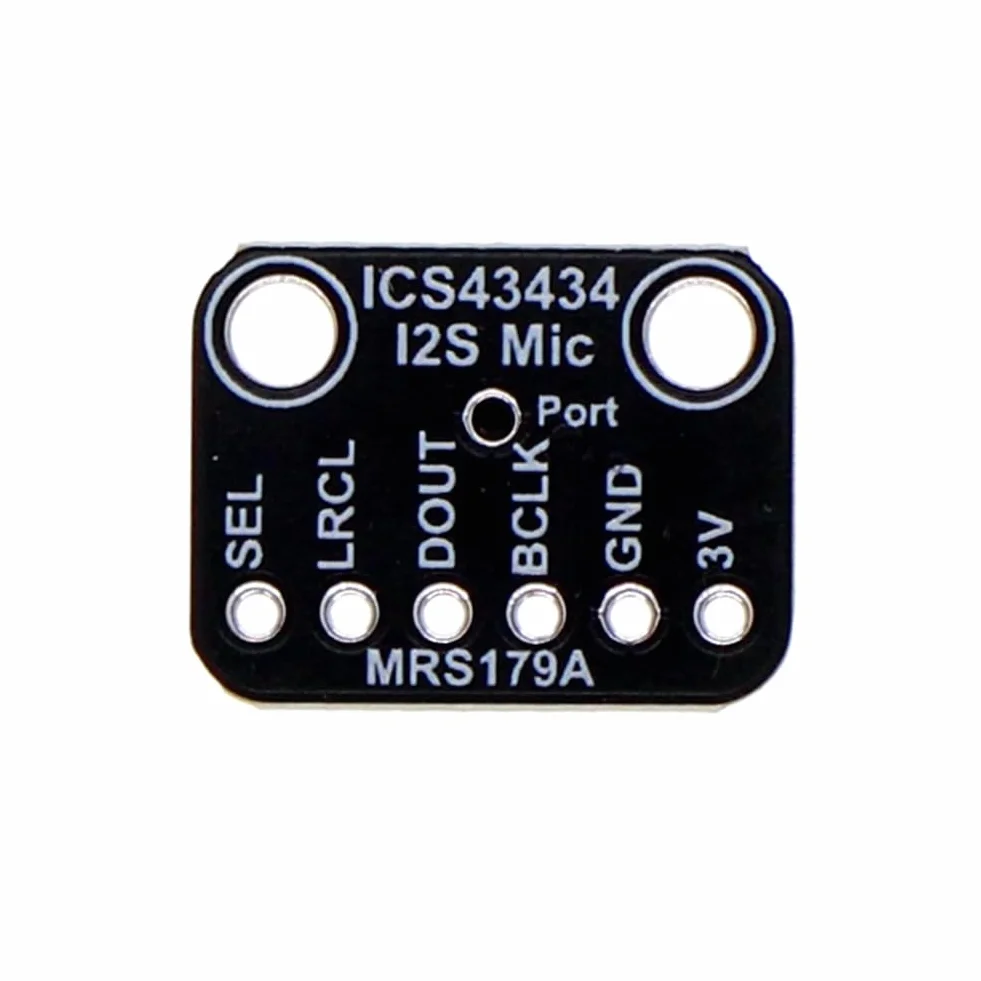 Do projektów audio "zrób to " kompatybilny moduł mikrofonu I2S MEMS ICS-43434 Audio Capture Mini - z filtrem niskiego przepustowości