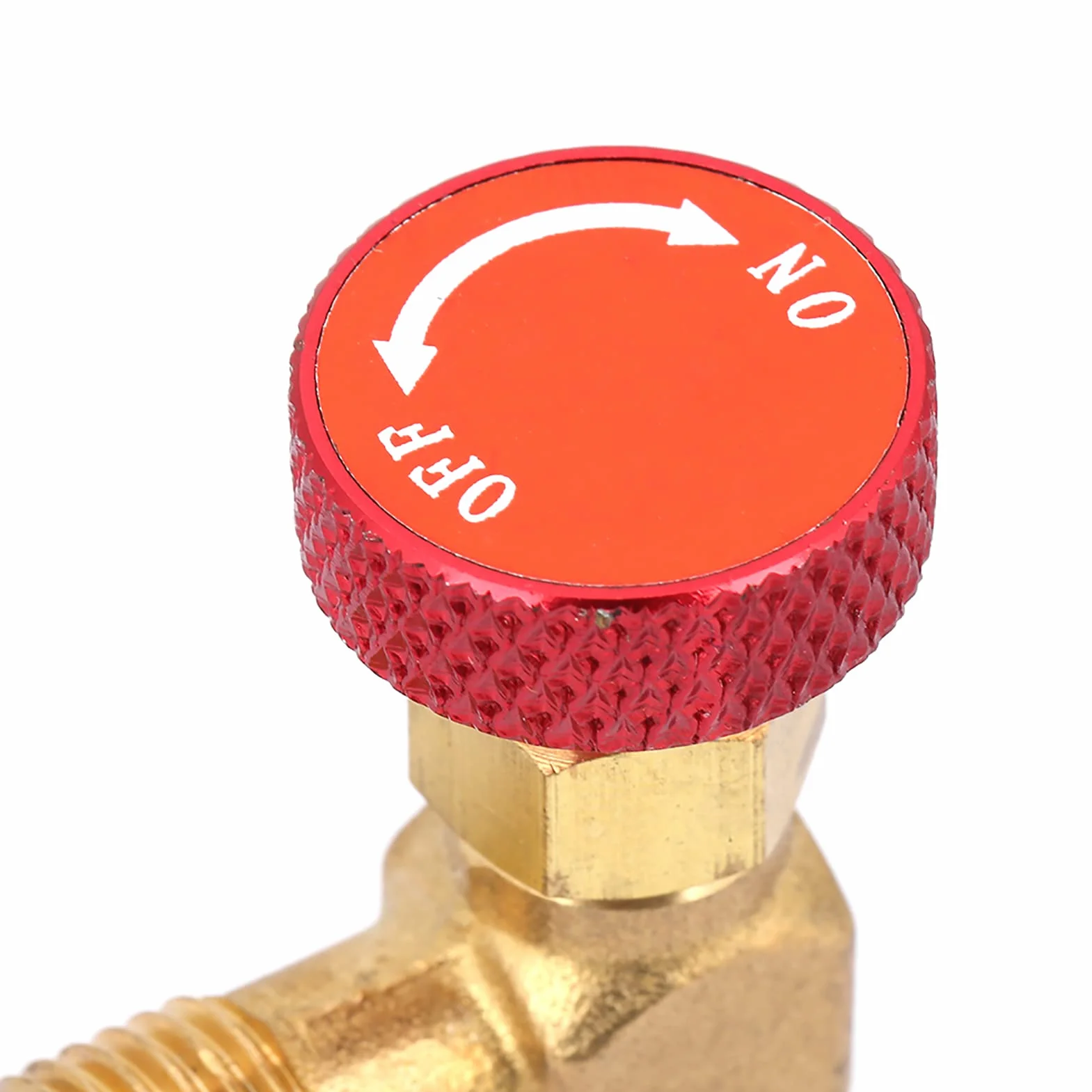 Adapter do klimatyzacji R410a Zawór Regulacji Przepływu Czynnika Chłodniczego Mosiężny 1/4''-5/16'' Zawór Żeński Serwis Klimatyzacyjny Elastyczne Ładowanie