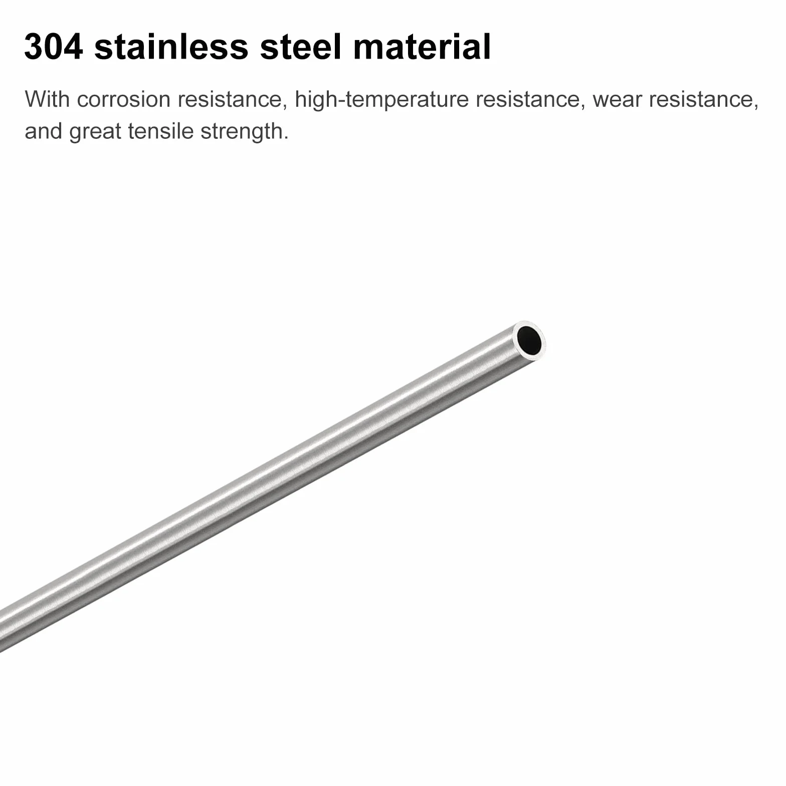 QUARKZMAN 3 szt. rura kapilarna ze stali nierdzewnej 304 OD 2,5 mm x 0,2 mm, 250 mm, rura metalowa, grubość ścianki