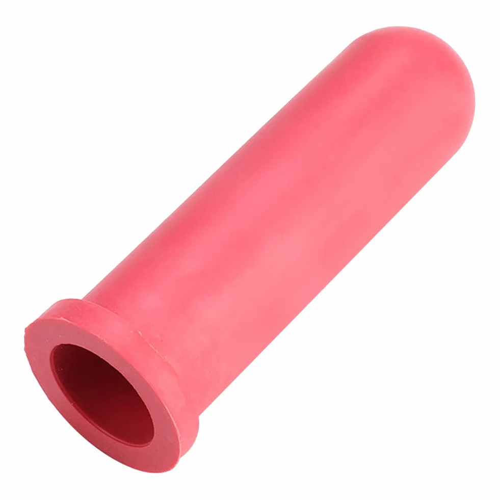 5PCS Farm Animal Feeding Milk Nippel, 10 cm lange Gummimilch-Trinknippel für Little Cot Calf Livestock
