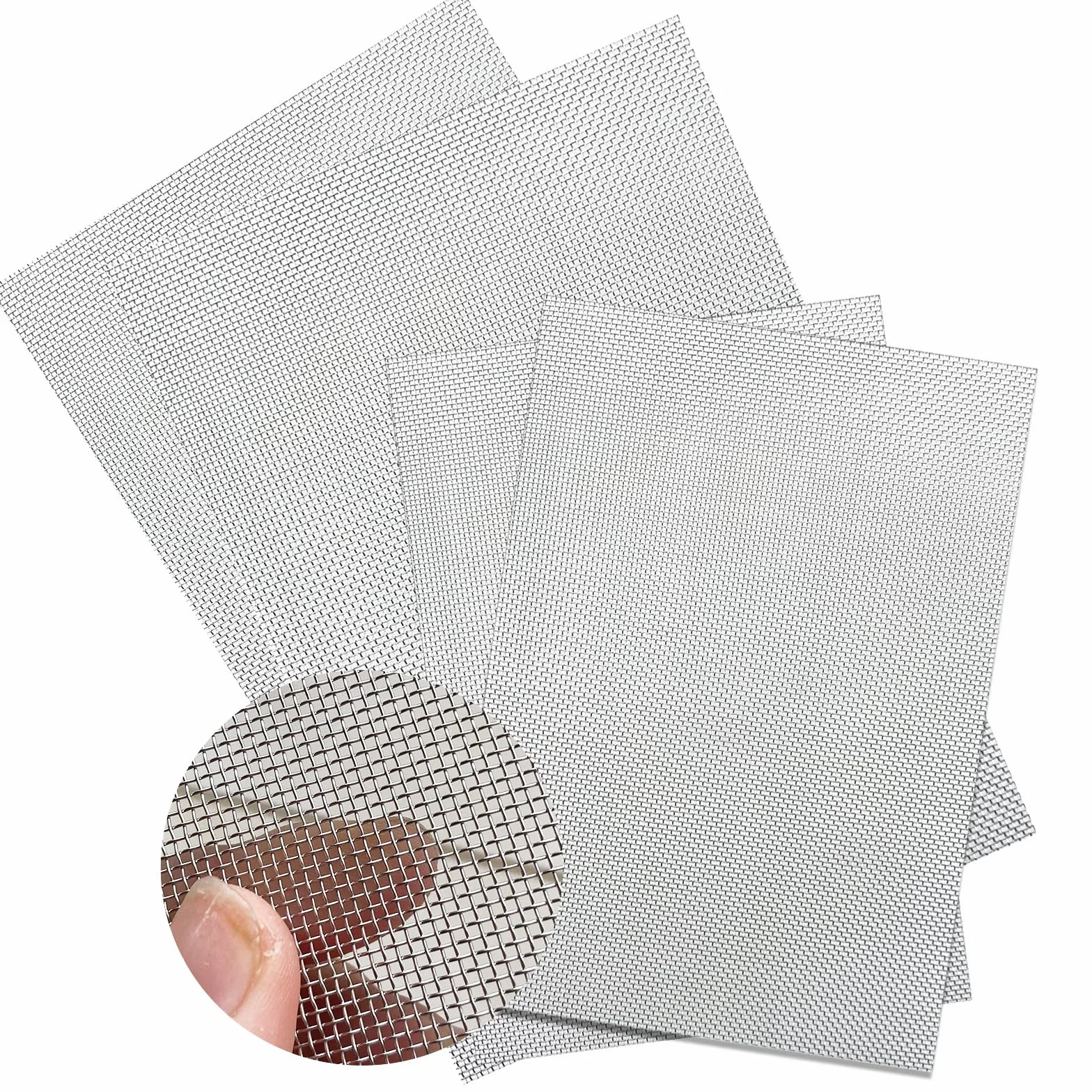 4 druciana siatka druciana ze stali nierdzewnej, siatka metalowa o drobnych oczkach, 20, siatka druciana, siatka druciana, siatka druciana, 1 mm, dla myszy, gryzoni, szczurów, owadów