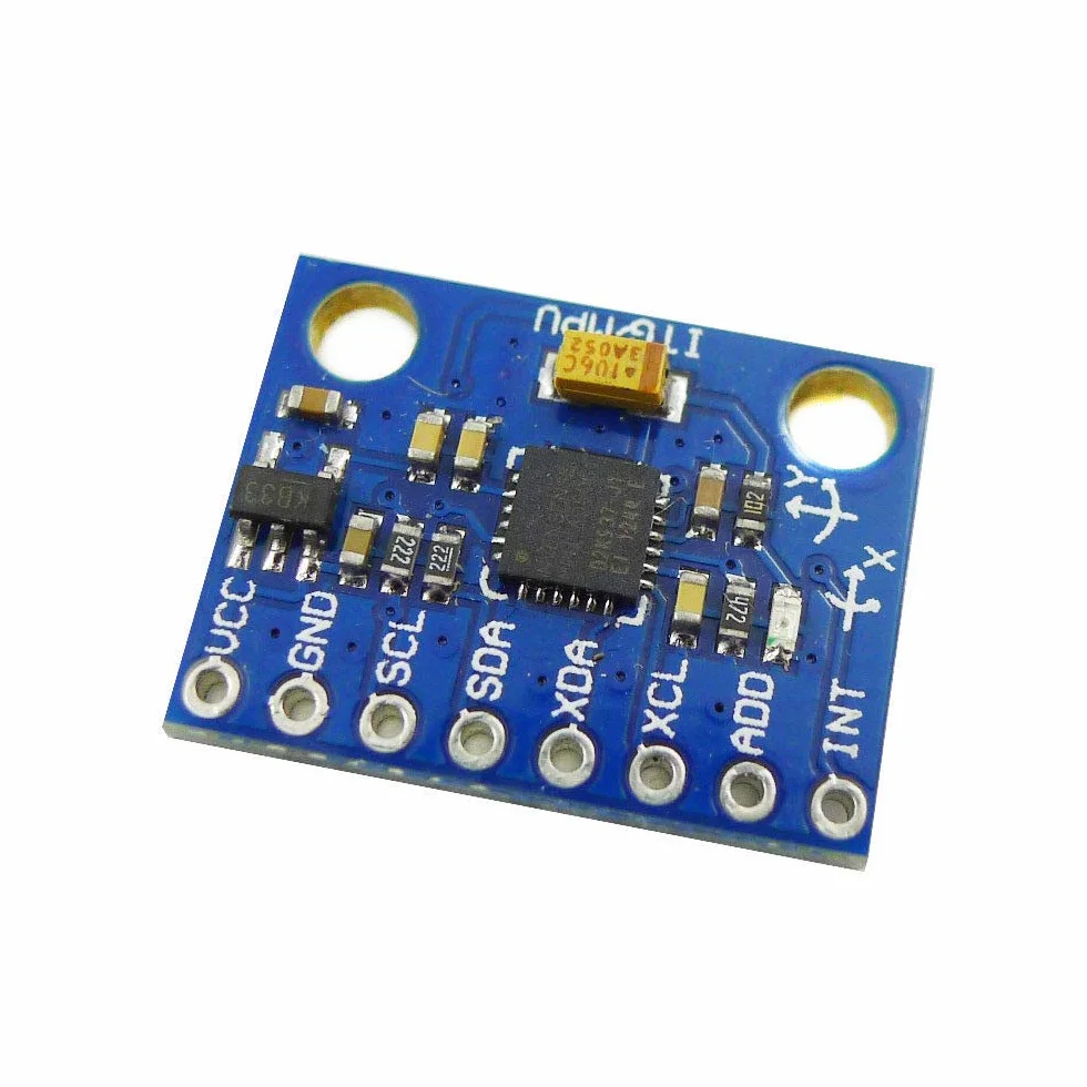 2pcs GY-521 MPU-6050 mpu6050 Module 3 Axis Analog gyro sensors Accelerometer Module