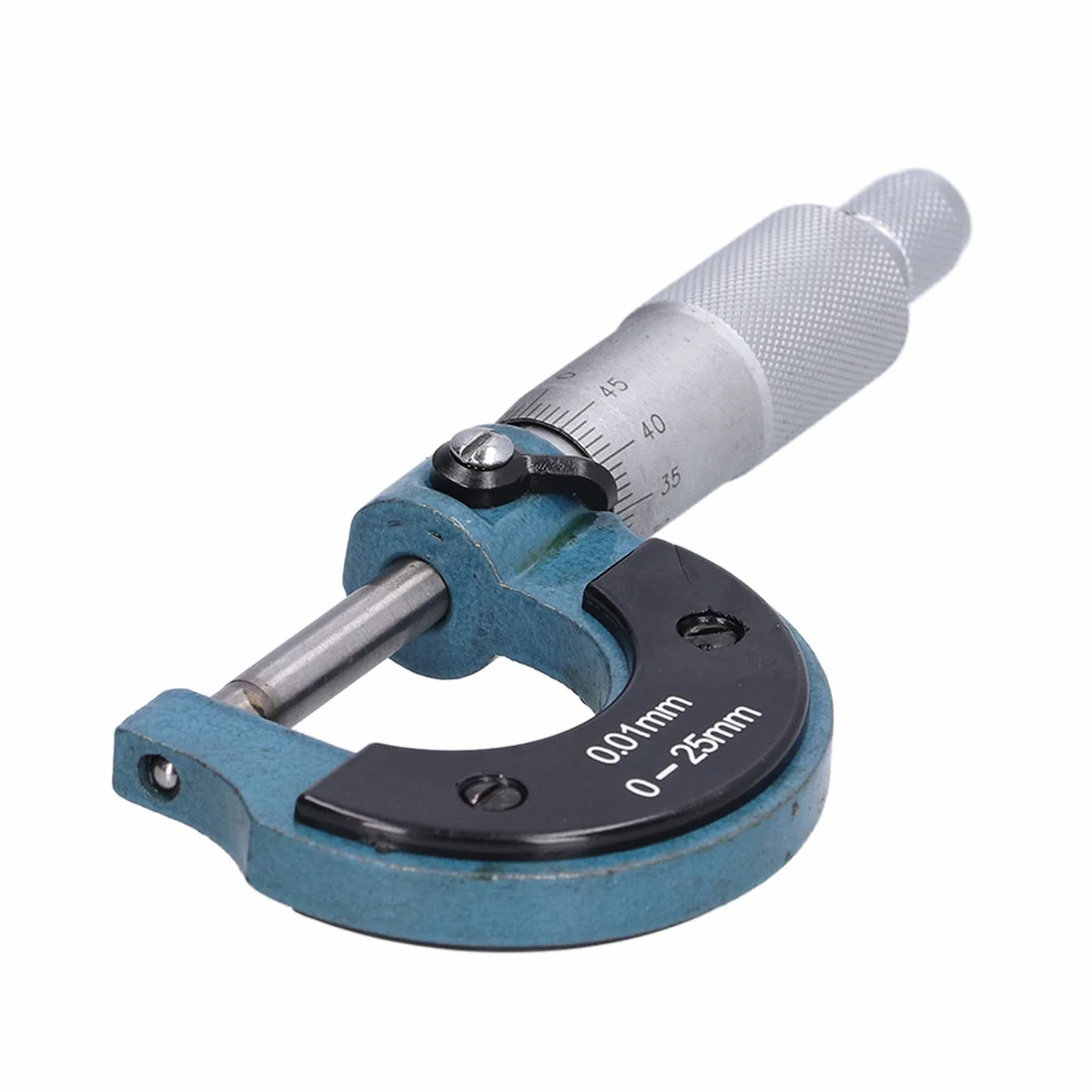 Mikrometr Zewnętrzny 0-25mm Stal Nierdzewna Dokładność 0,01mm z Kluczem