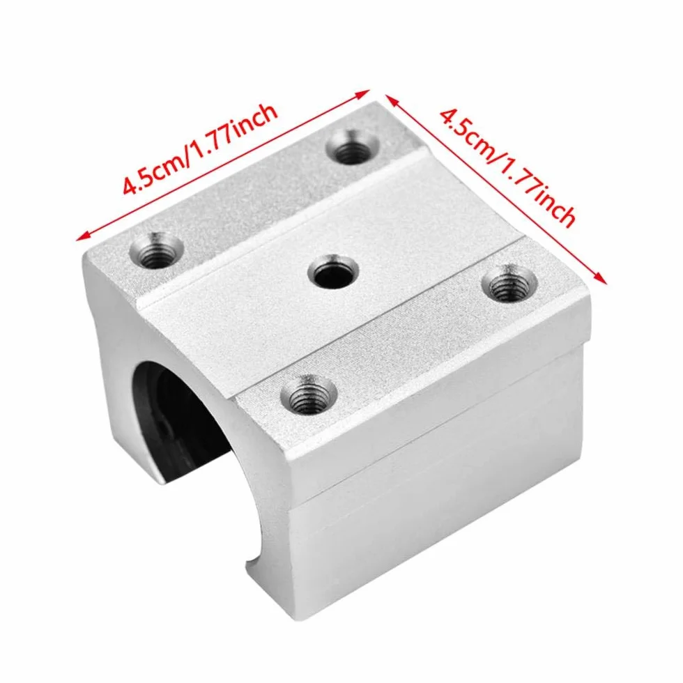 SBR16UU 16 mm aluminiowy otwarty liniowy blok łożyska ślizgowy do CNC