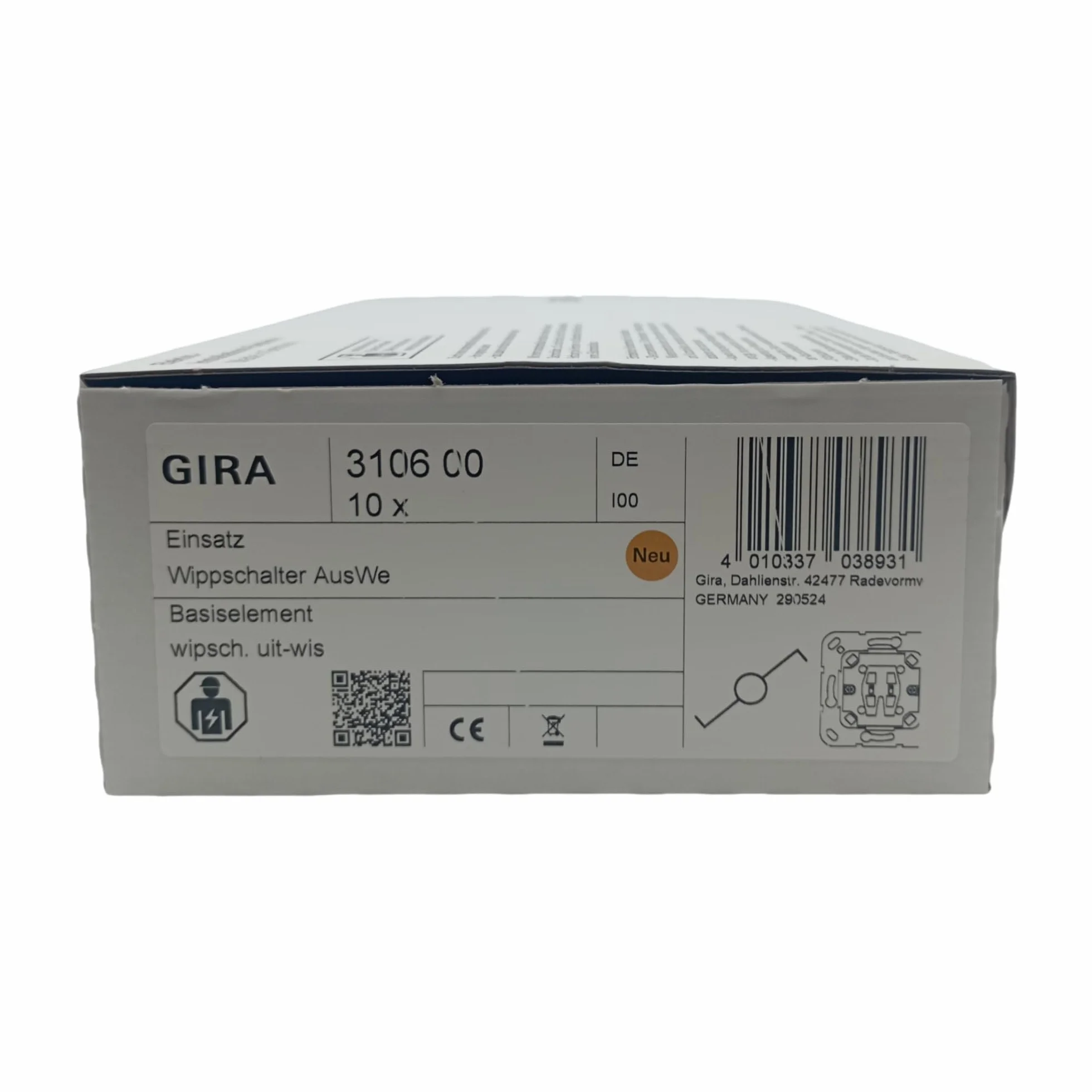 GIRA 310600 przełącznik zmienny IP20