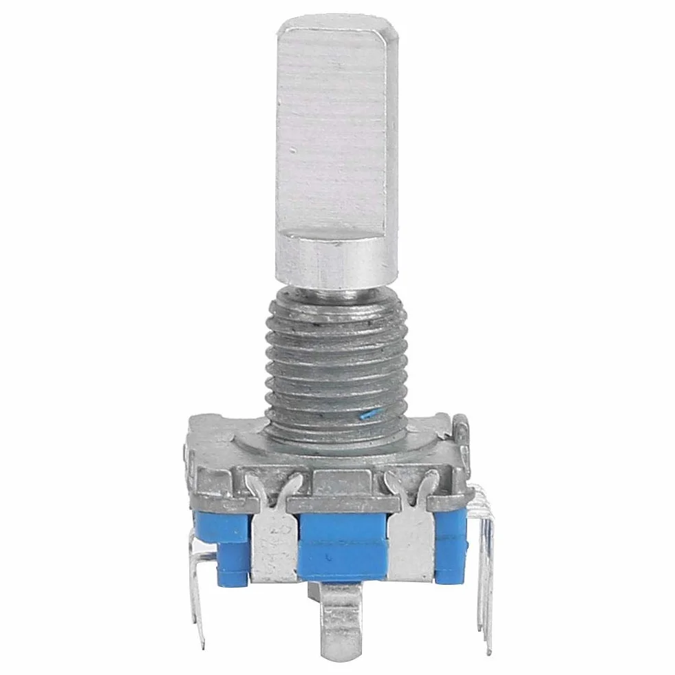 10 sztuk 5 Pin enkoder obrotowy + podkładki + nakrętki DC 5V EC11 enkoder obrotowy przełącznik kodujący cyfrowy potencjometr z przełącznikiem