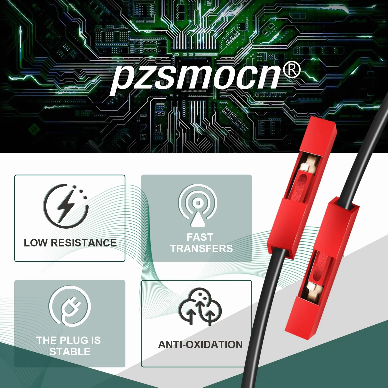 Elastyczny silikonowy kabel Jumper Wire 24AWG 20 cm 40 sztuk do złączy Dupont 2,54 mm