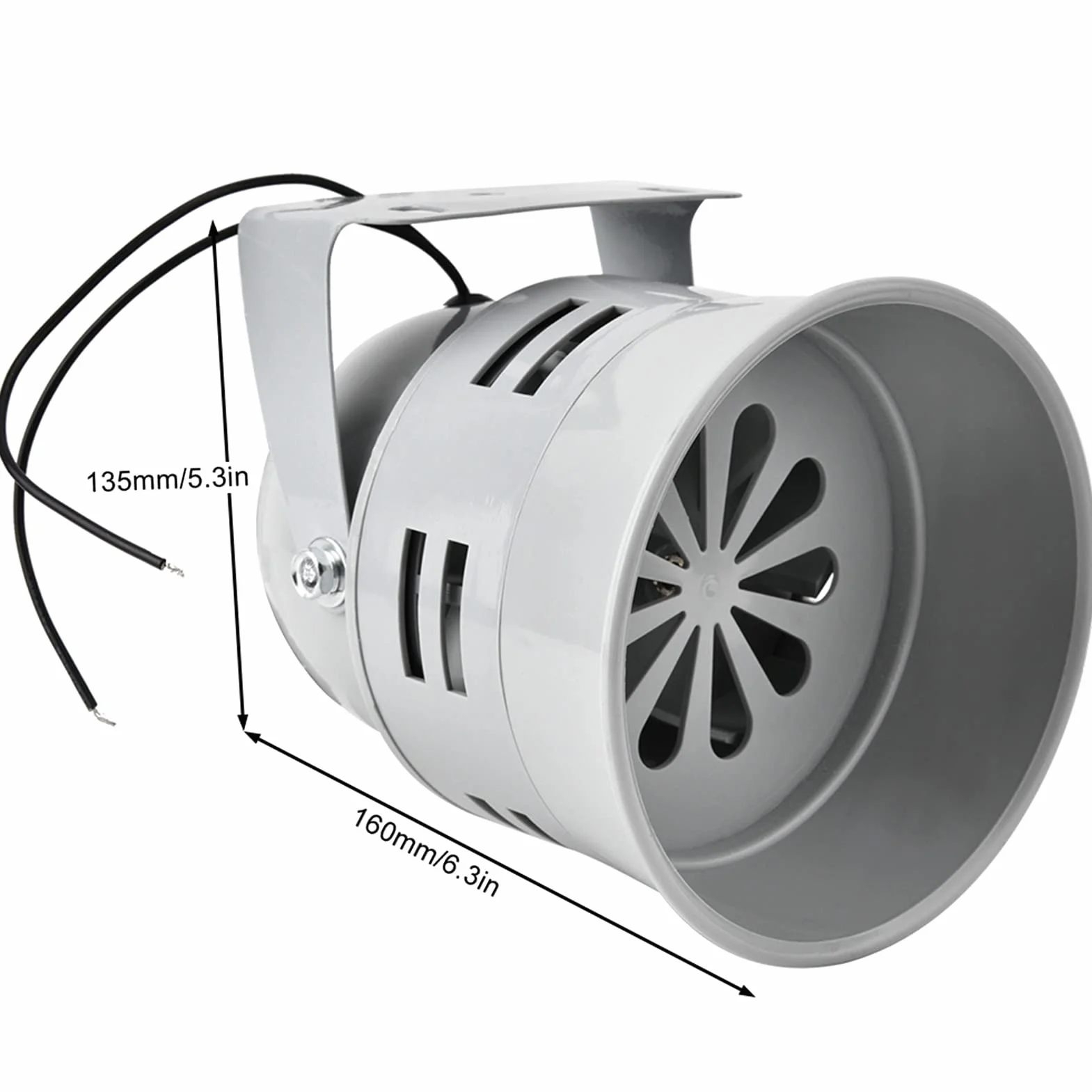 Elektromotor angetriebene Sirene 120DB Mini-Industrie Hoher Dezibel Daueralarmhorn AC220V