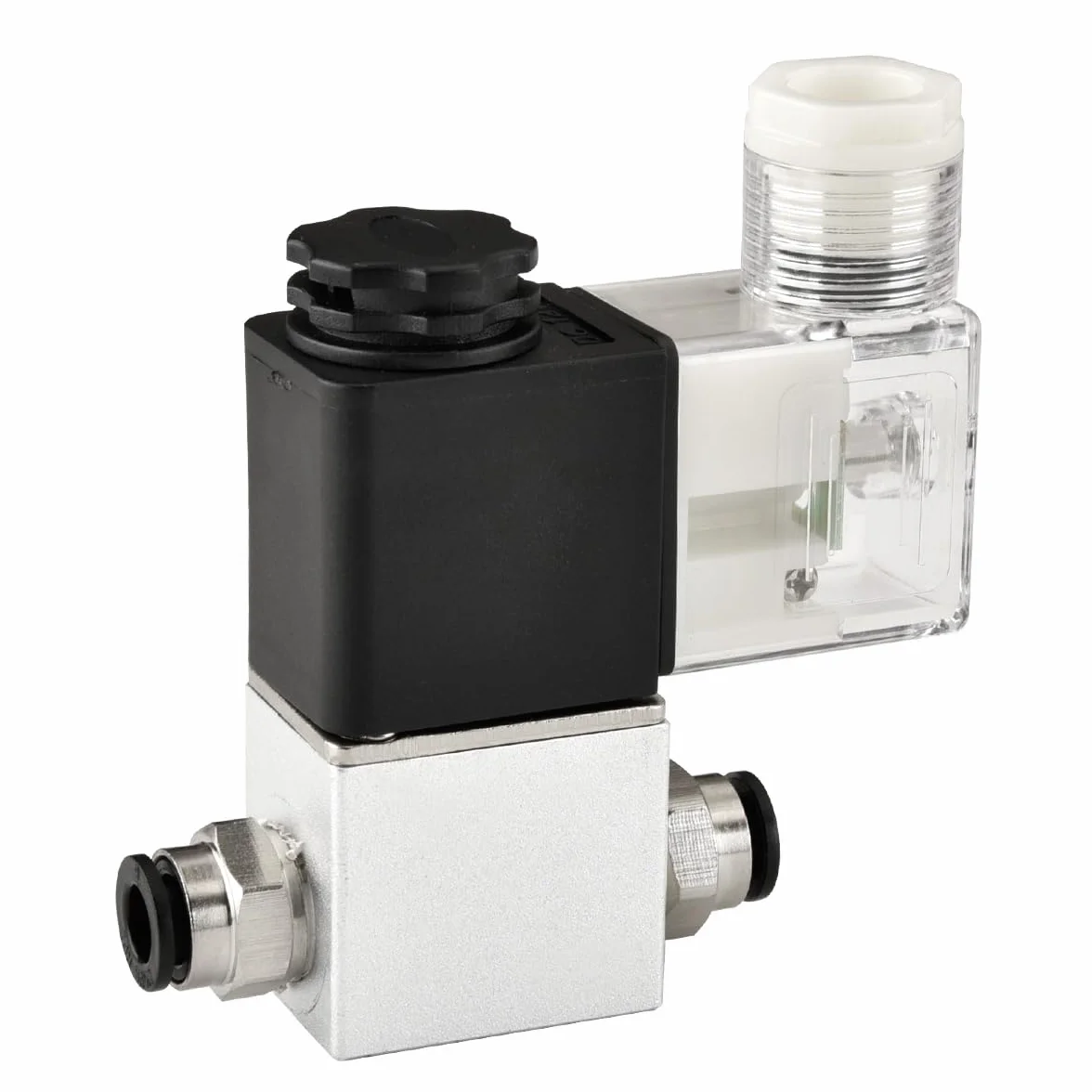 Heschen elektryczny zawór elektromagnetyczny 2V025-08 12 VDC PT1/4 2/2 drożny normalnie zamknięty IP65