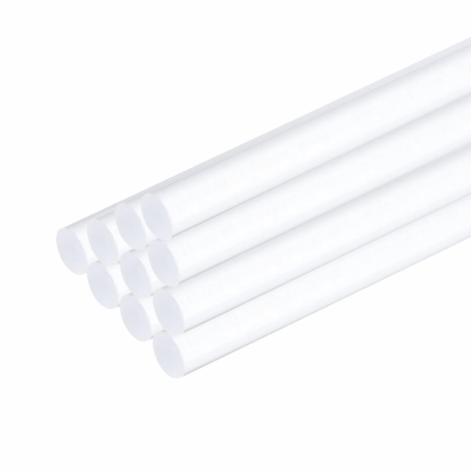 QUARKZMAN 10 sztuk akrylowych okrągłych prętów 4 mm x 300 mm PMMA z tworzywa sztucznego PMMA przezroczysty pręt do samodzielnego wykonania rzemiosła artystycznego, oświetlenia, dekoracji ogrodu, 5/32