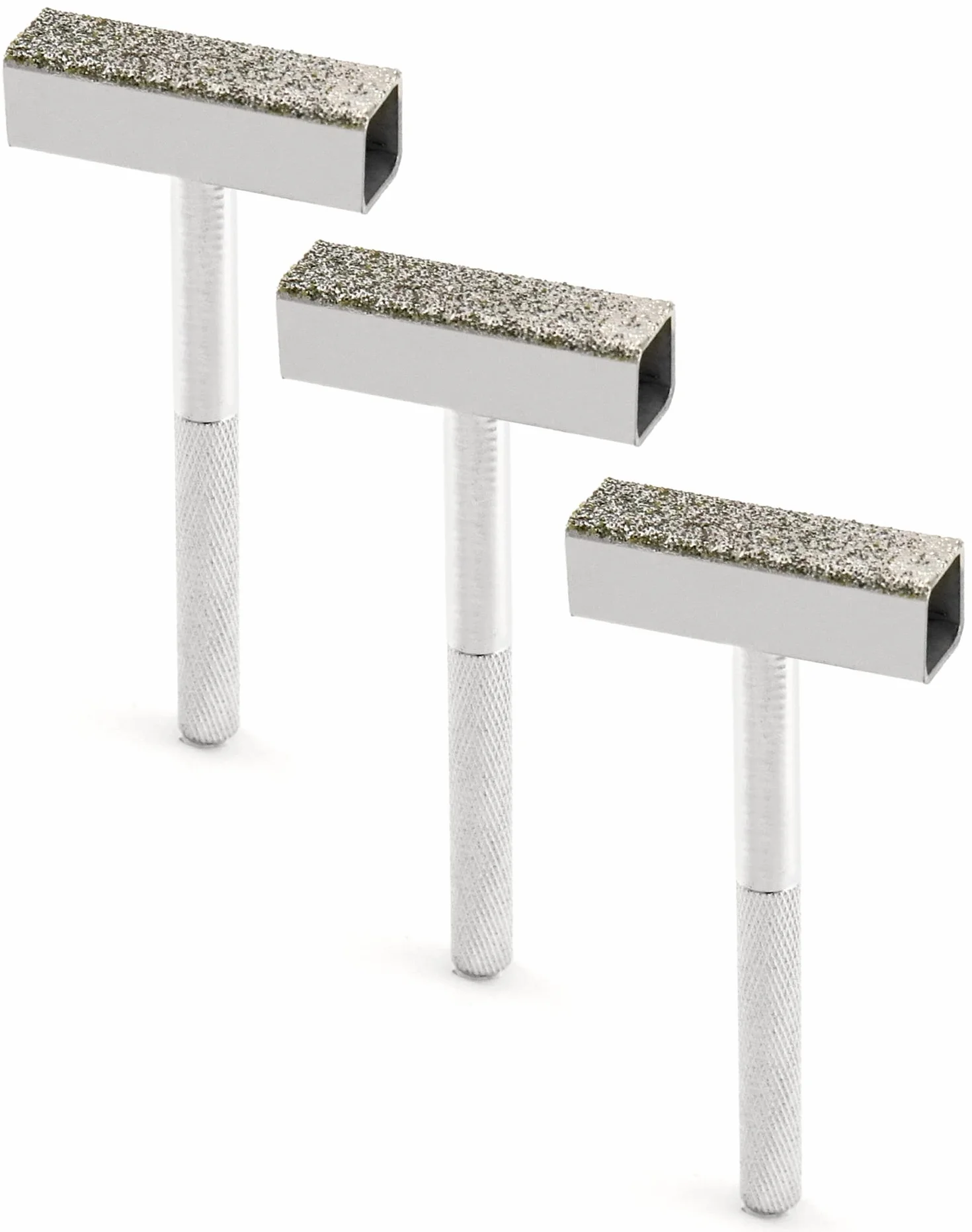 QWORK obciągacz diamentowy do kamienia szlifierskiego 45 x 10 mm 3-częściowy
