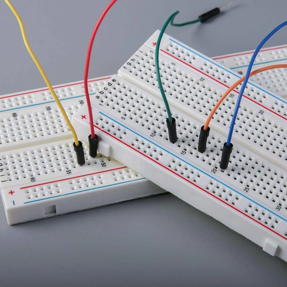 Hailege 3 szt. 830 zestawów solderless Protype deska odlewu Solderless BreadBoard 165×55×10MM do połączeń obwodowych Elektroniczny eksperyment