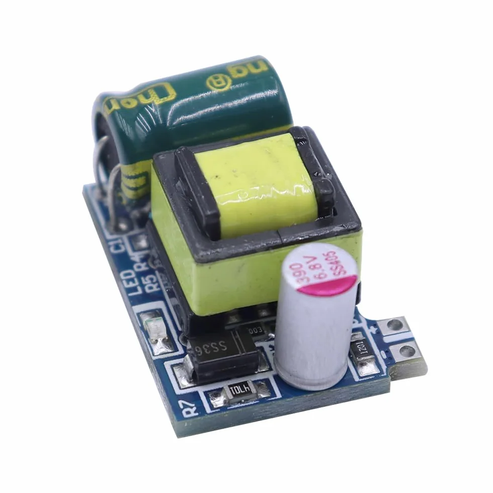 Namvo 2 szt. AC DC modu? zasilacza, AC 220 V do DC 5 V mikro g?o?no?? izolowana p?yta zasilacza izolowany regulowany modu? zasilacza