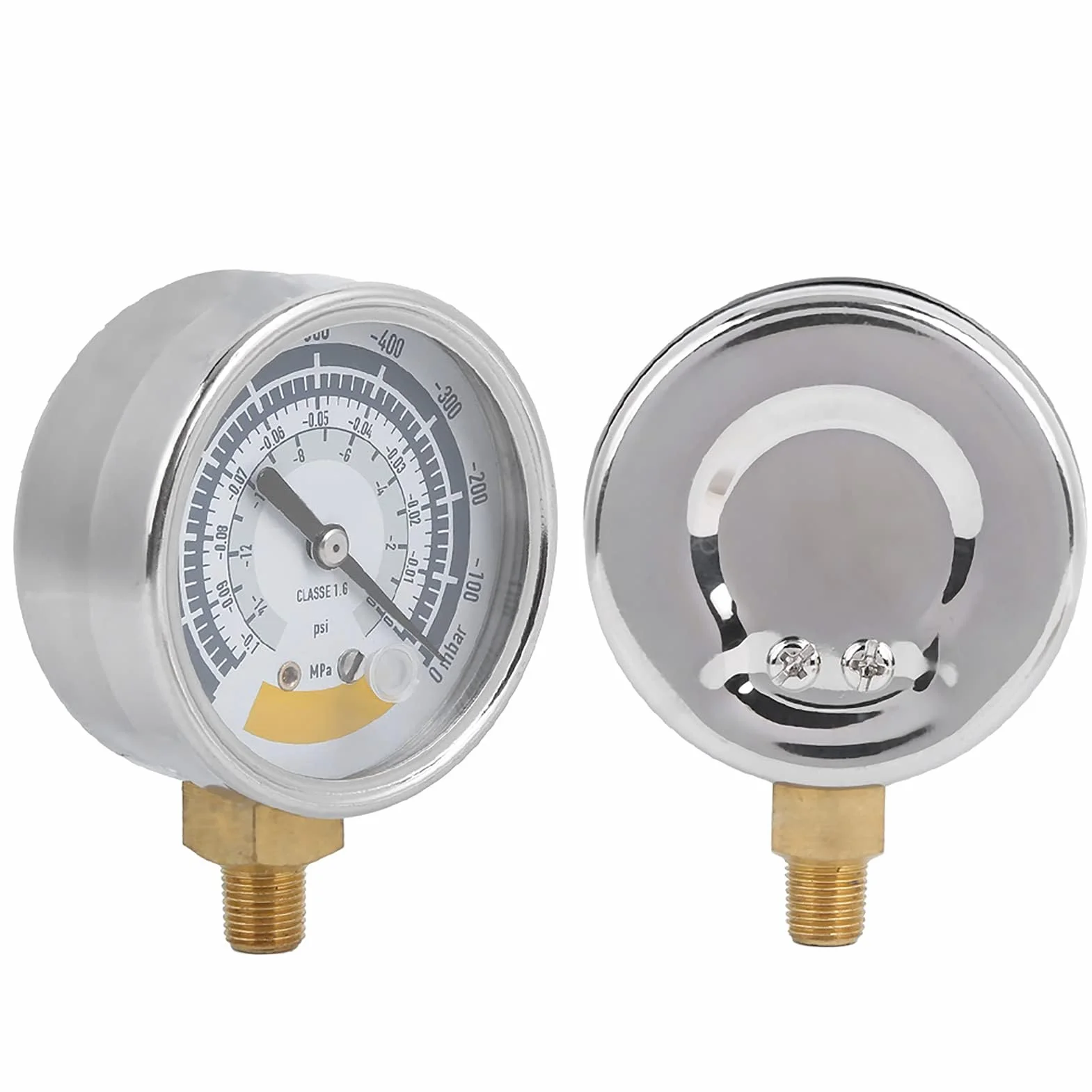 Manometr mechaniczny precyzyjny 0-14 psi NPT 1/8 cala do pompy próżniowej