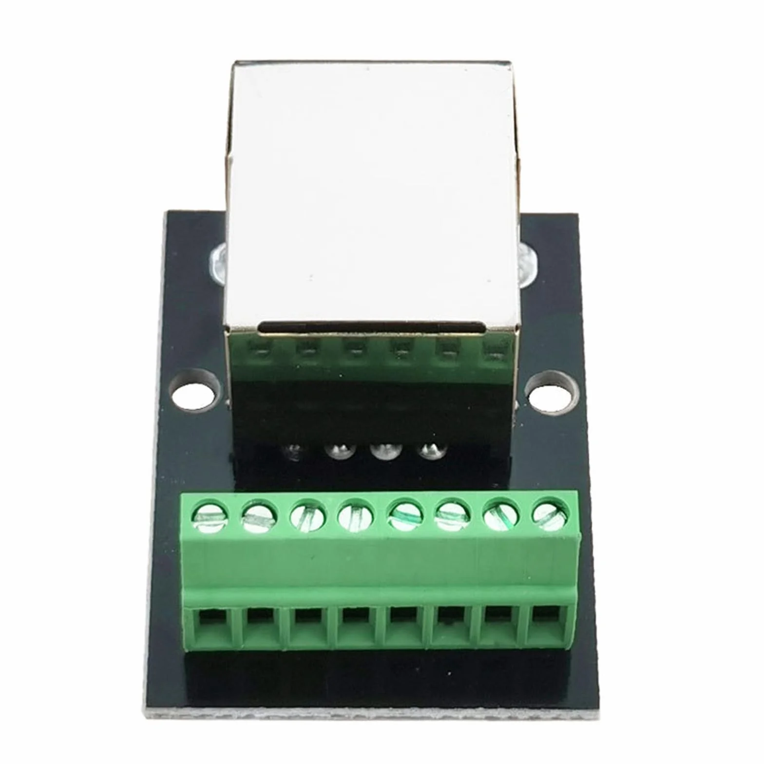RJ45 8-pinowy Ethernet Dual żeński Breakout Board 2,54 mm Pitch adapter z podwójnym gniazdem