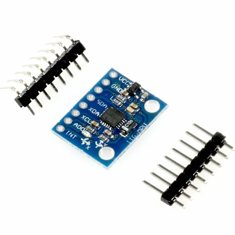 Moduł MPU-6050, 3-osiowy żyroskop i 3-osiowy akcelerometr/czujnik przyspieszenia/czujnik nachylenia, I2C, np. do Arduino, Genuino, Raspberry Pi