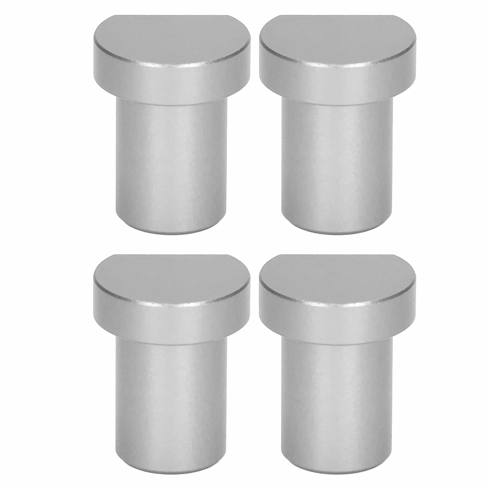 4 szt. Bloki limitu pulpitu do obróbki drewna, blok kart limitu stołu warsztatowego Blokada limitu do obróbki drewna o średnicy 20 mm Srebrny kolor