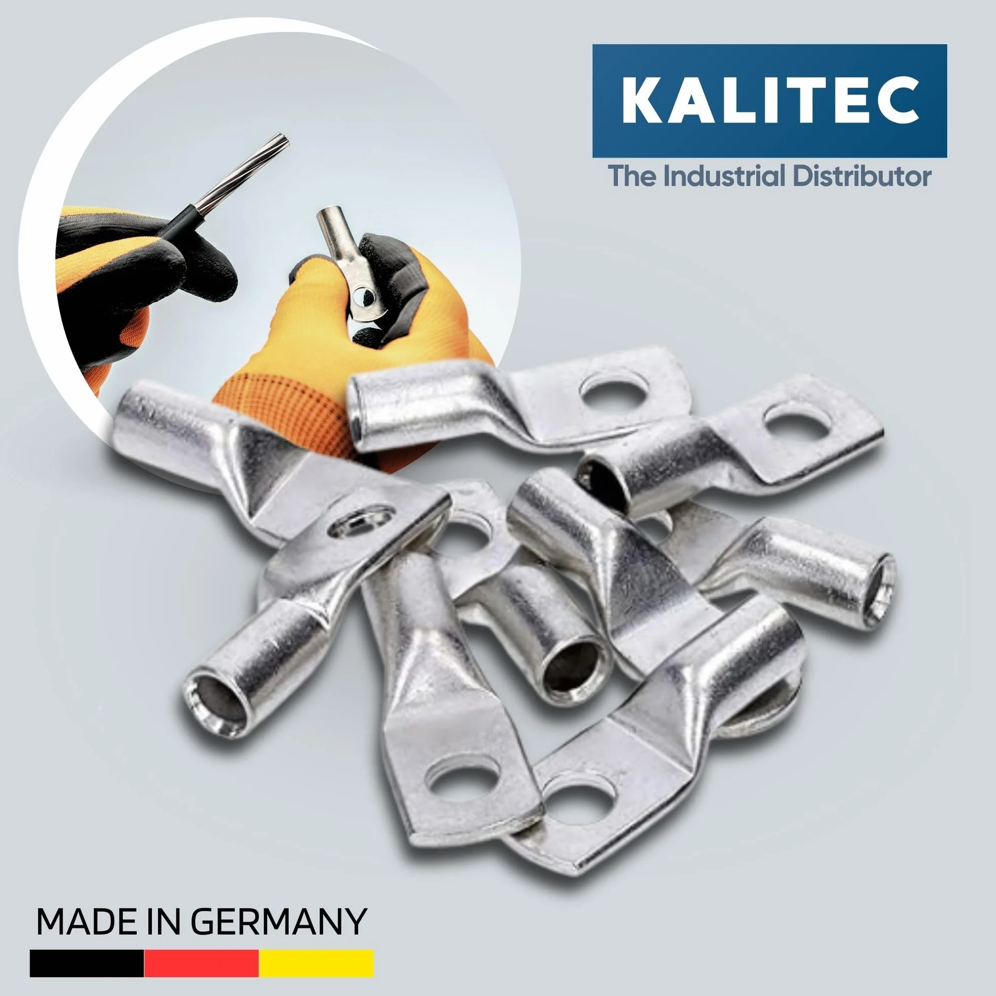 Kalitec HR16-8 końcówki kablowe 16 mm² M8 standardowe