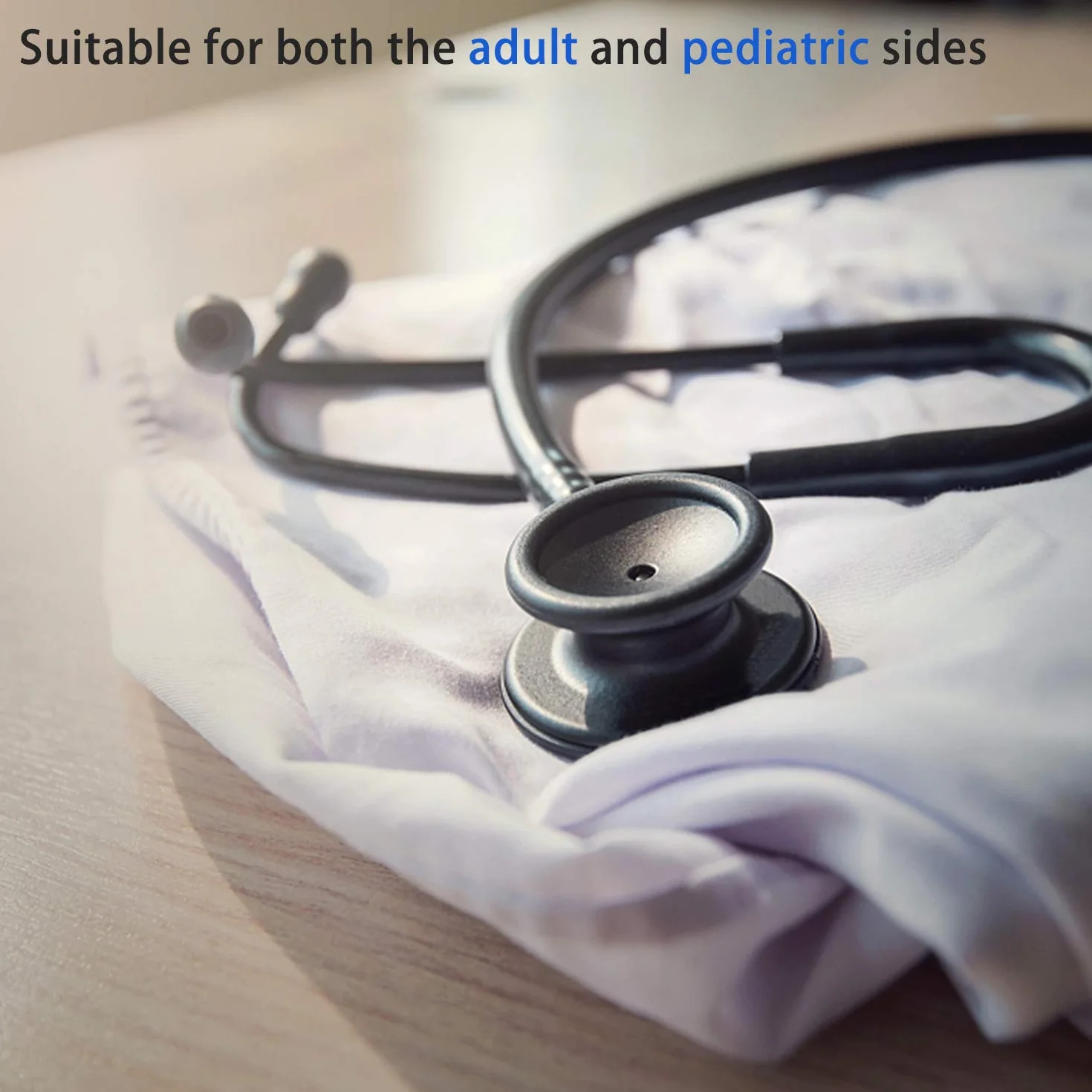 Stetoskop części zamienne membrany i akcesoria silikonowe 2 szt. dla dorosłych i pediatrycznych