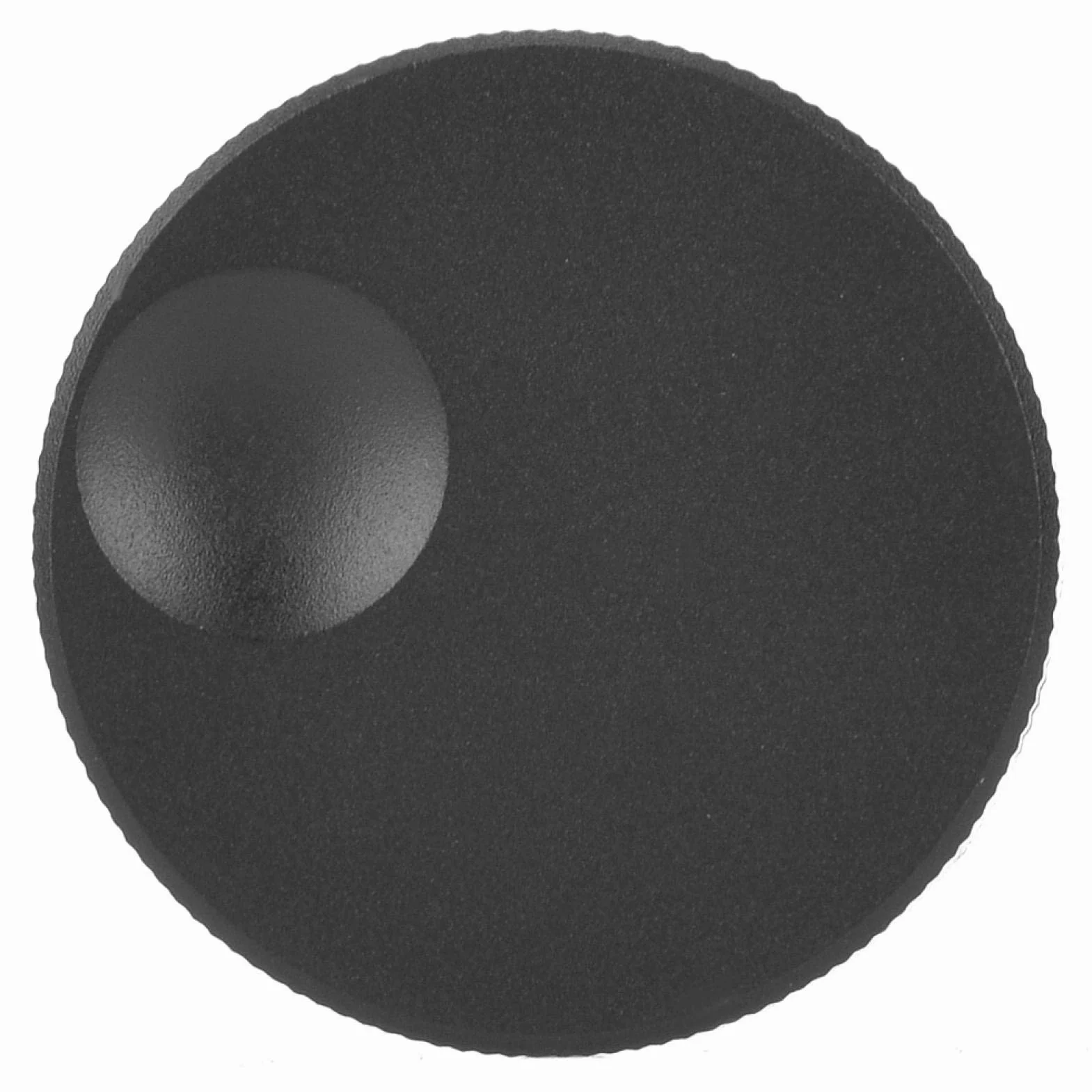 Pokrętło regulacji głośności 32x13mm Czarne matowe, solidne aluminiowe pokrętło do potencjometru 6mm