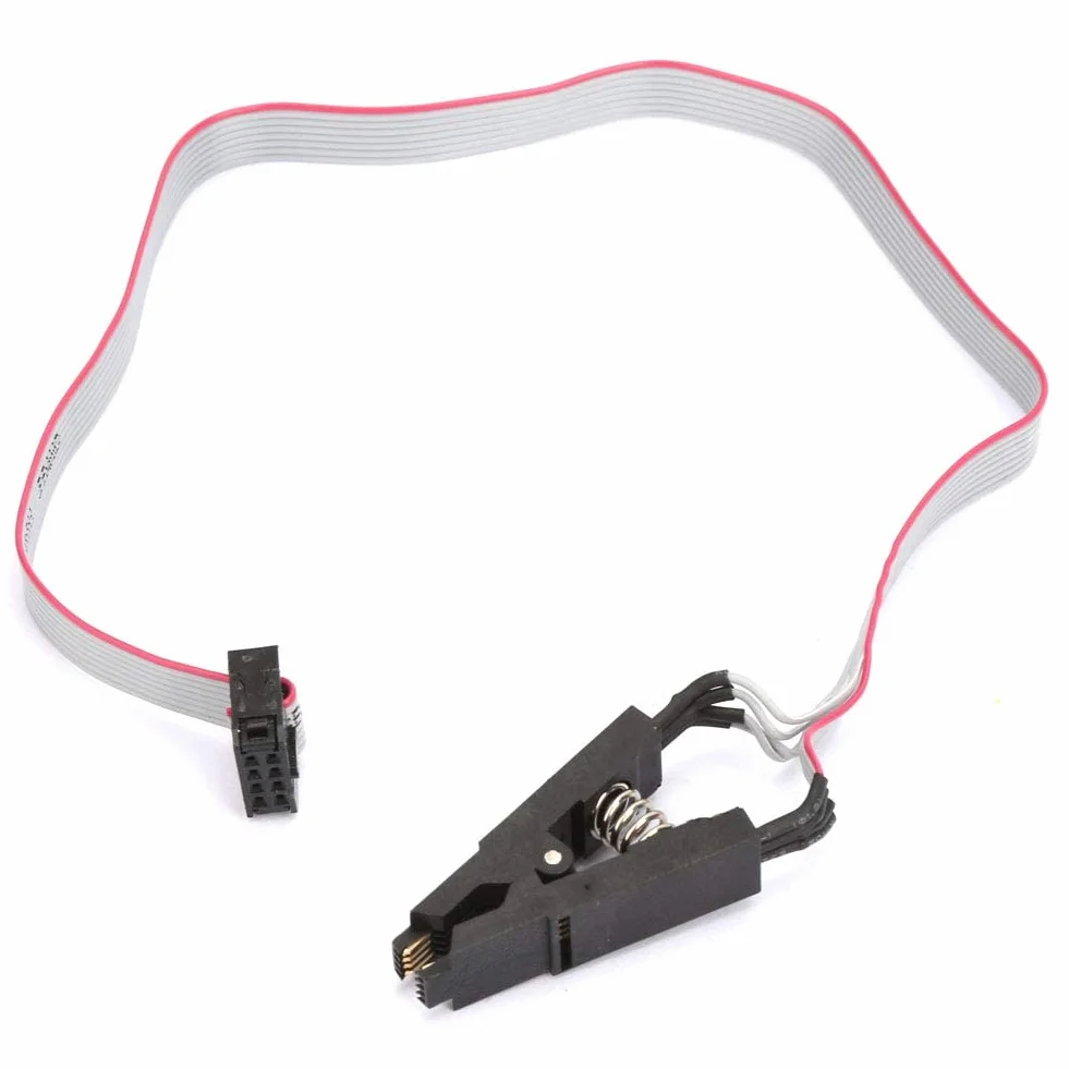 Klipy Testowe IC Adapter Gniazda SOIC8 SOP8 Flash Chip z Modułem Płytki Adaptera Gniazda do Programowania Kabli