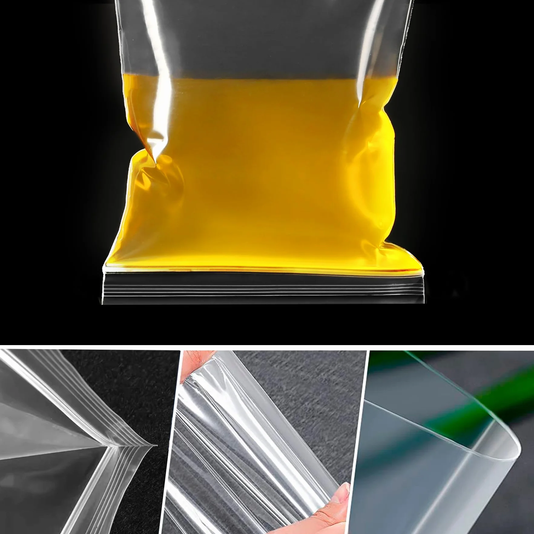 Wielokrotnie zamykanie przezroczyste plastikowe torby z zamkiem błyskawicznym 40x50cm Duża uszczelniona torba do przechowywania, torby z grubą i trwałą uszczelką do butów, kołder, przechowywania ubrań