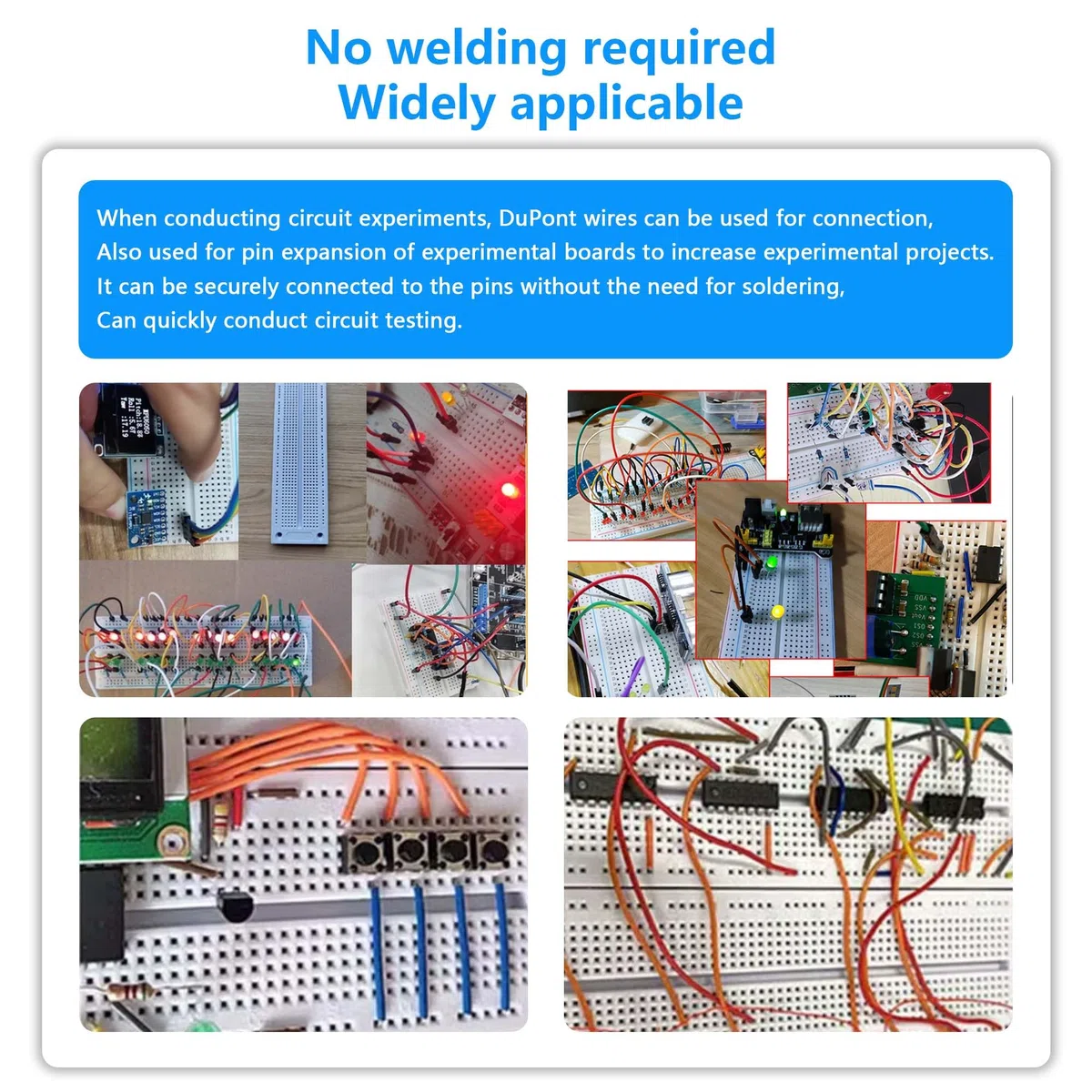 GINTOOYUN 10 szt. czarny kabel 1 do 3 Breadboard Jumper 28AWG 1 męski do 3 żeńskich 2,54 mm Terminal DuPont kabel do techniki płytek drukowanych, płyt głównych PC itp. (4,72 cala)
